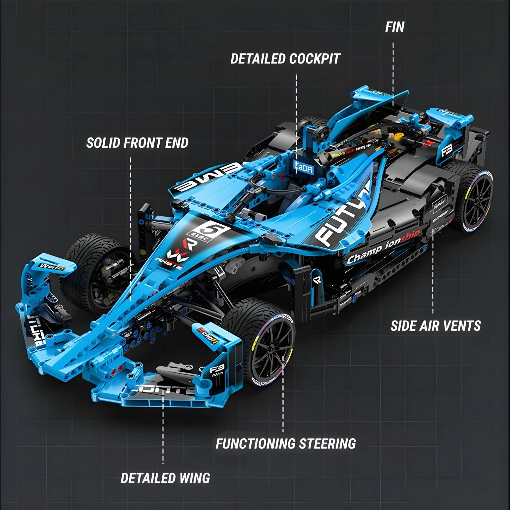 Gen 2 Electric Single Seater Race Car | 1666pcs - My Store