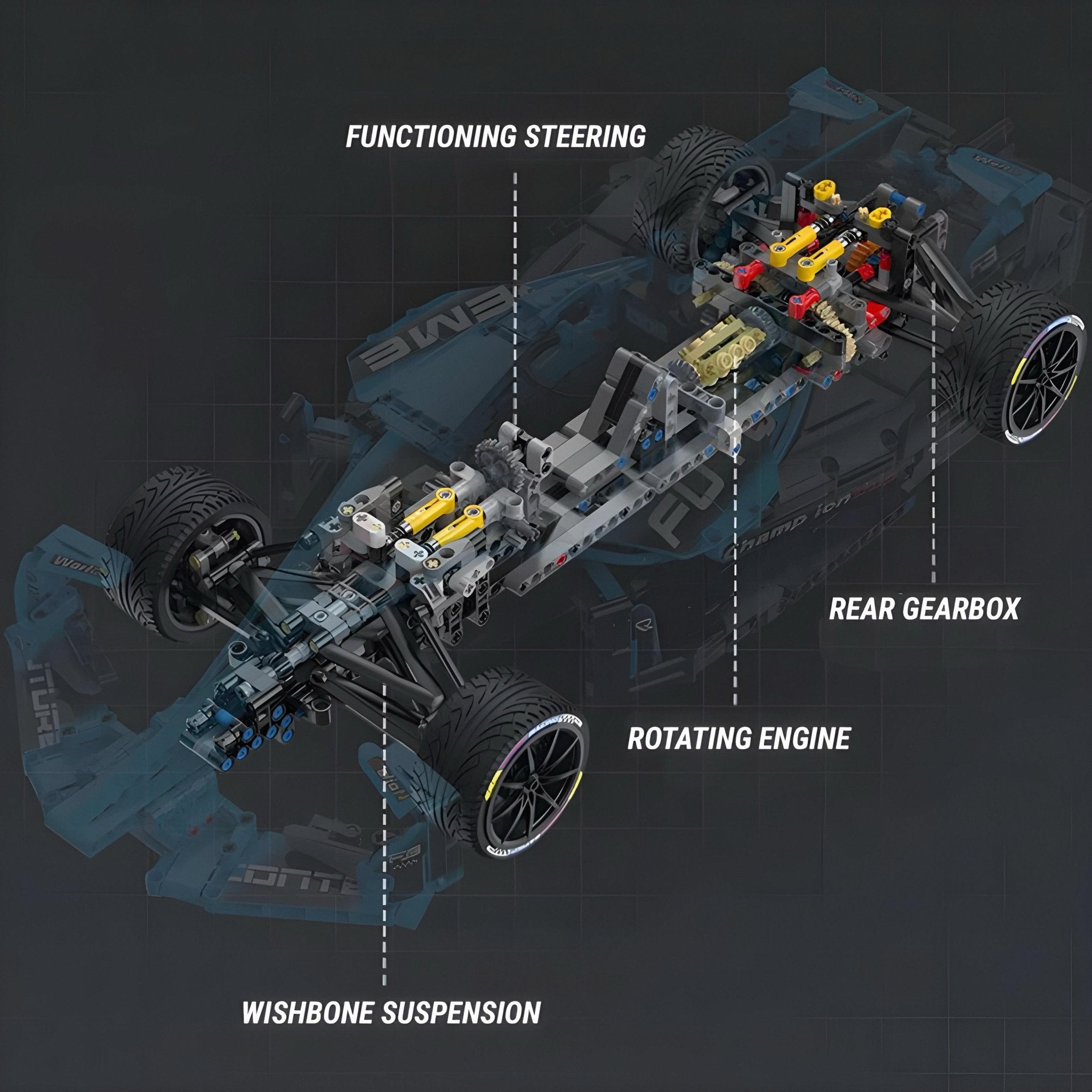 Gen 2 Electric Single Seater Race Car | 1666pcs - My Store