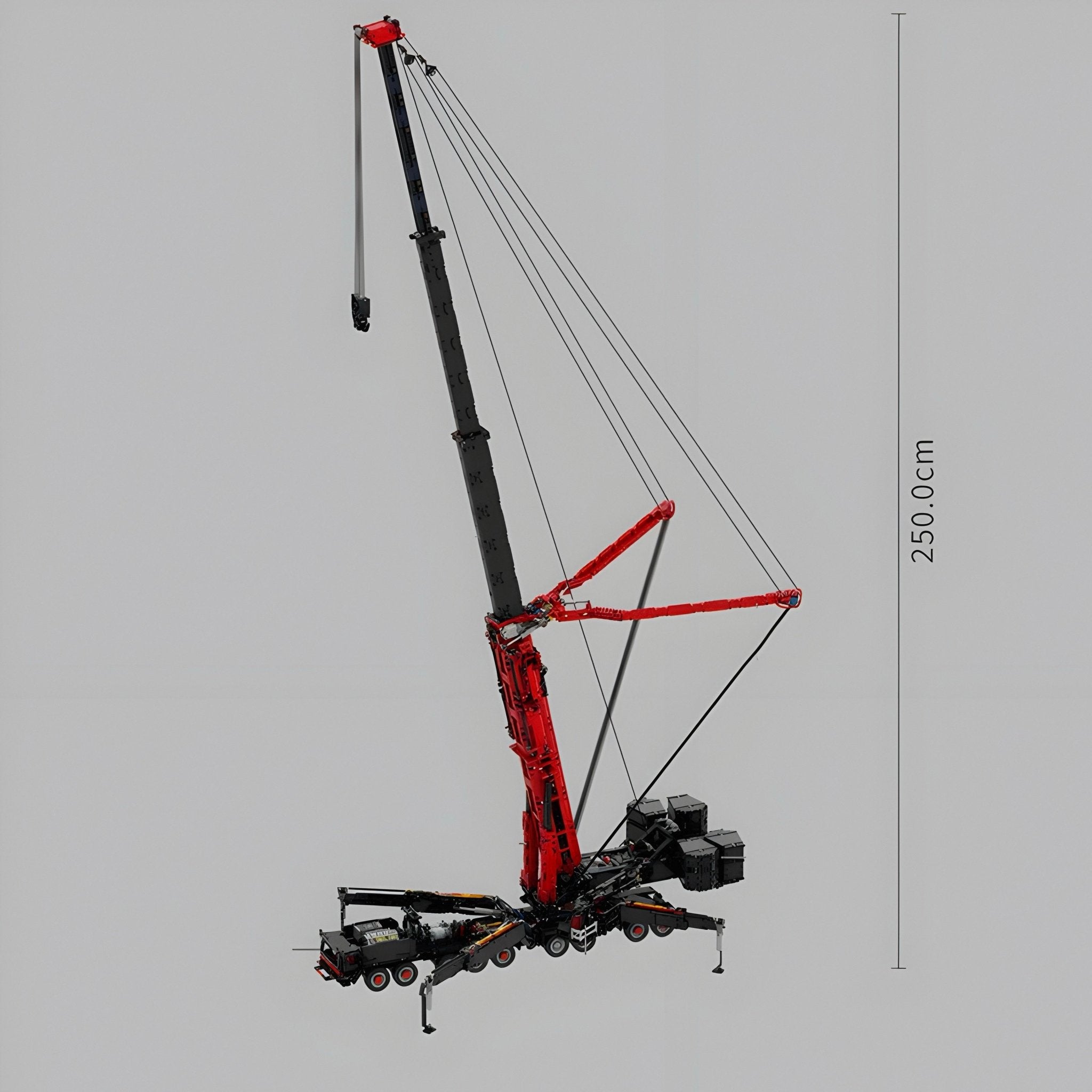 Red Edition Remote Controlled Crane | 9178pcs - My Store