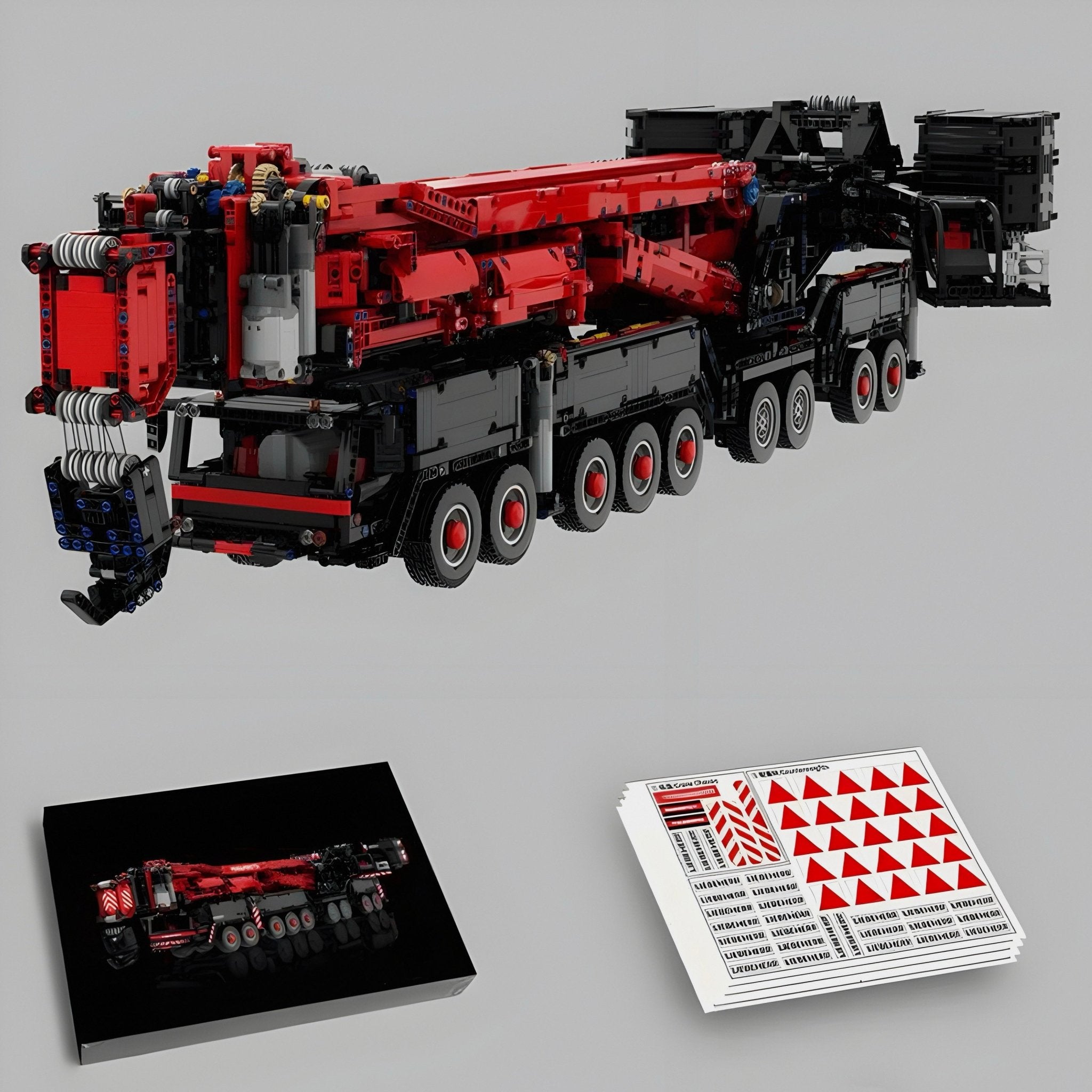 Red Edition Remote Controlled Crane | 9178pcs - My Store