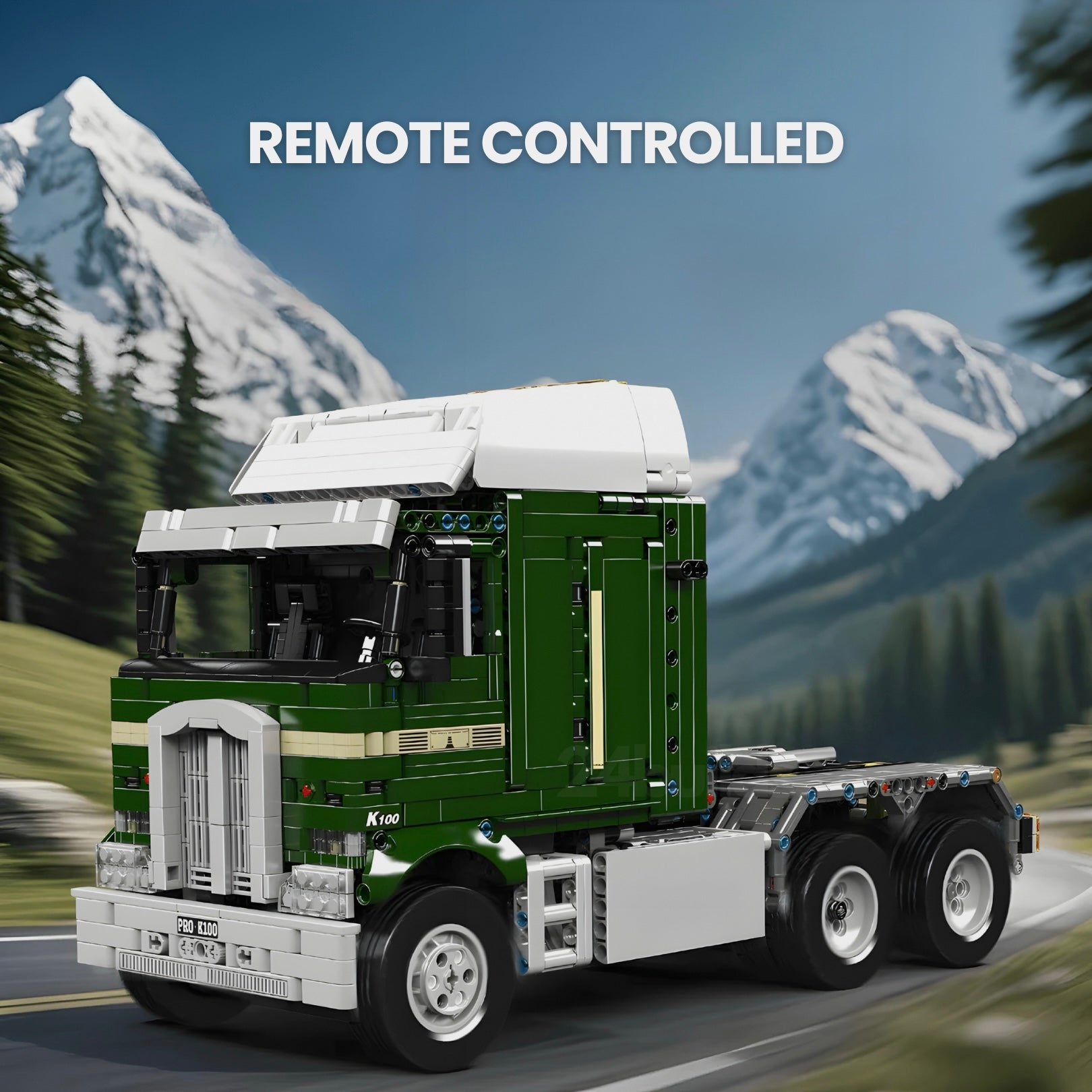 Remote Controlled 70s Cabover Truck | 2182pcs - My Store