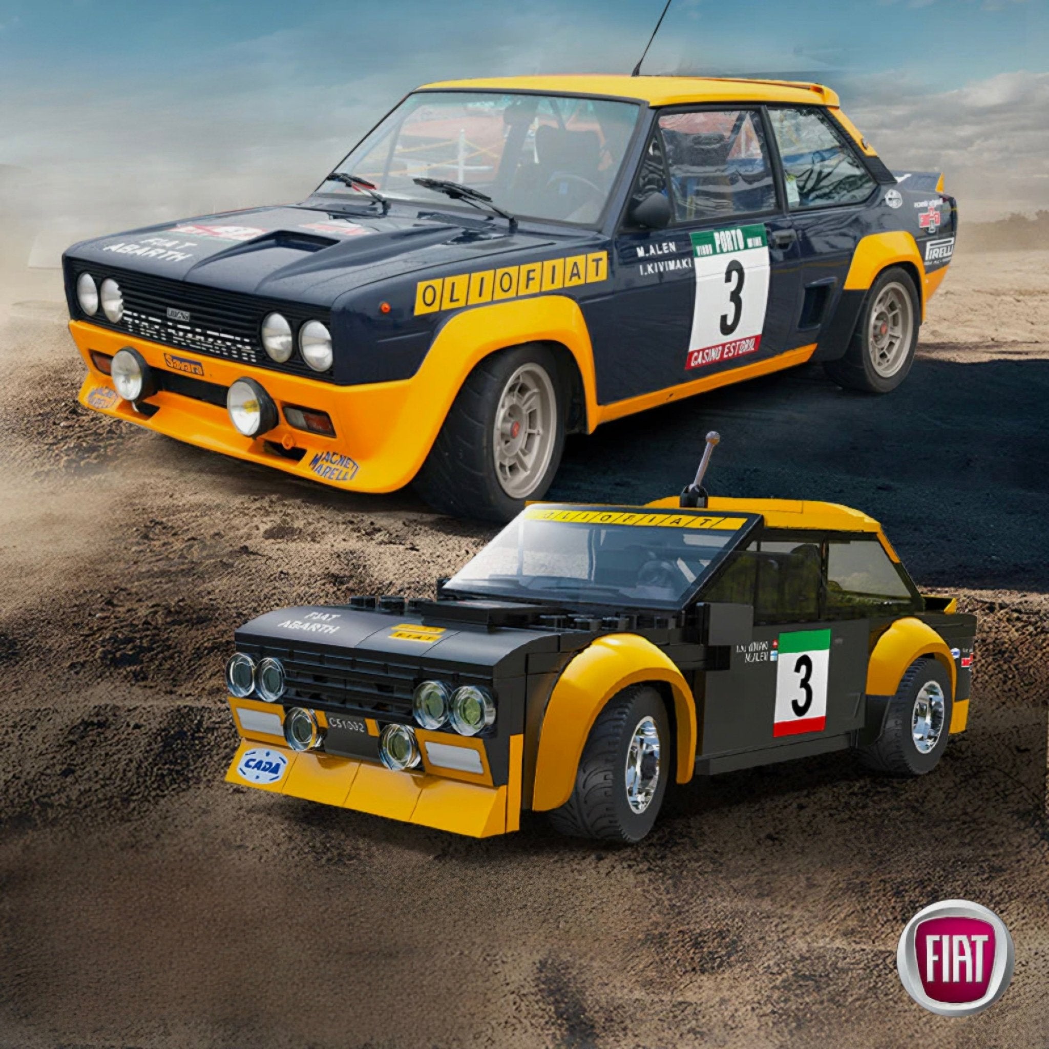 Remote Controlled Fiat Abarth 131 | 218pcs - My Store
