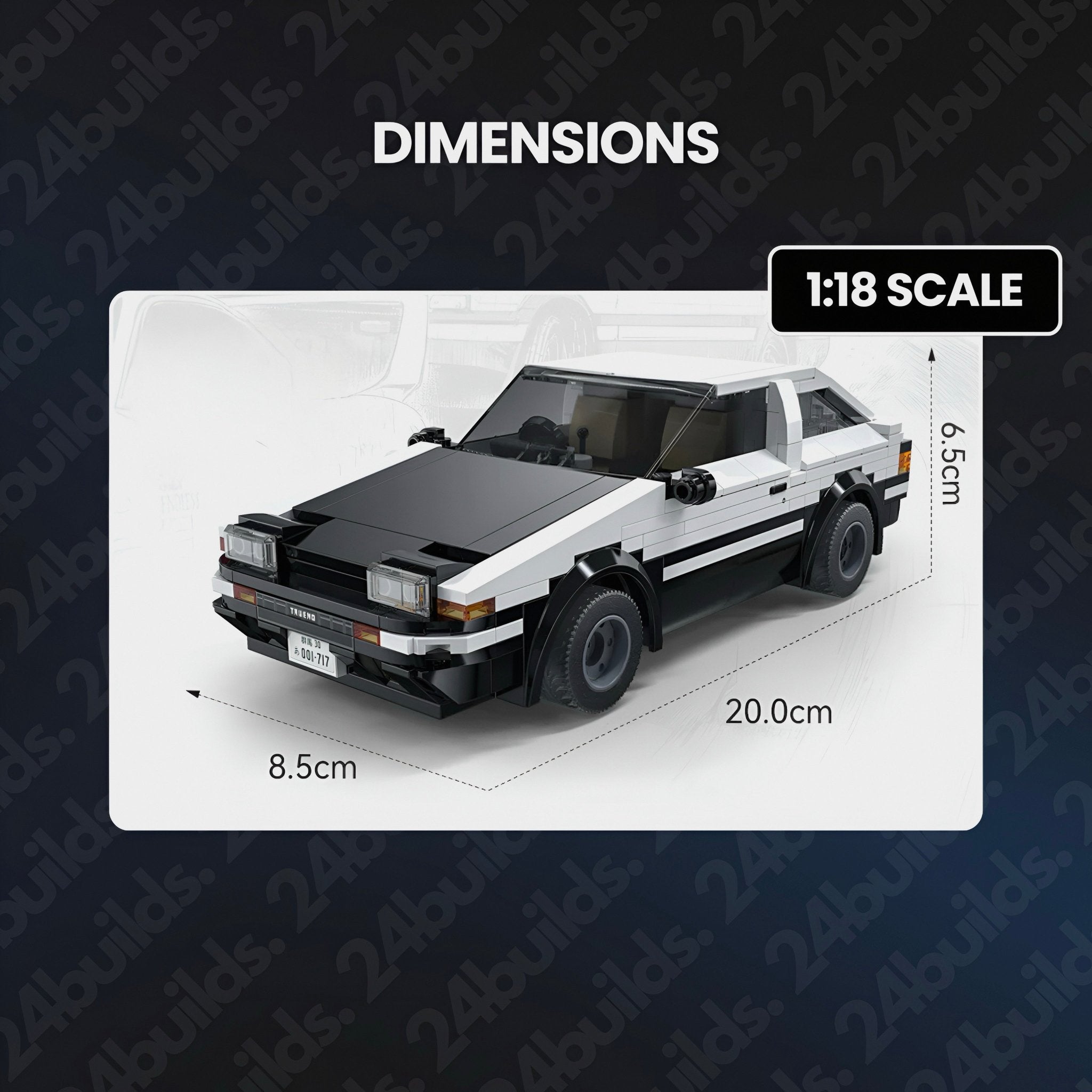 Remote Controlled Initial D AE86 | 326pcs - My Store