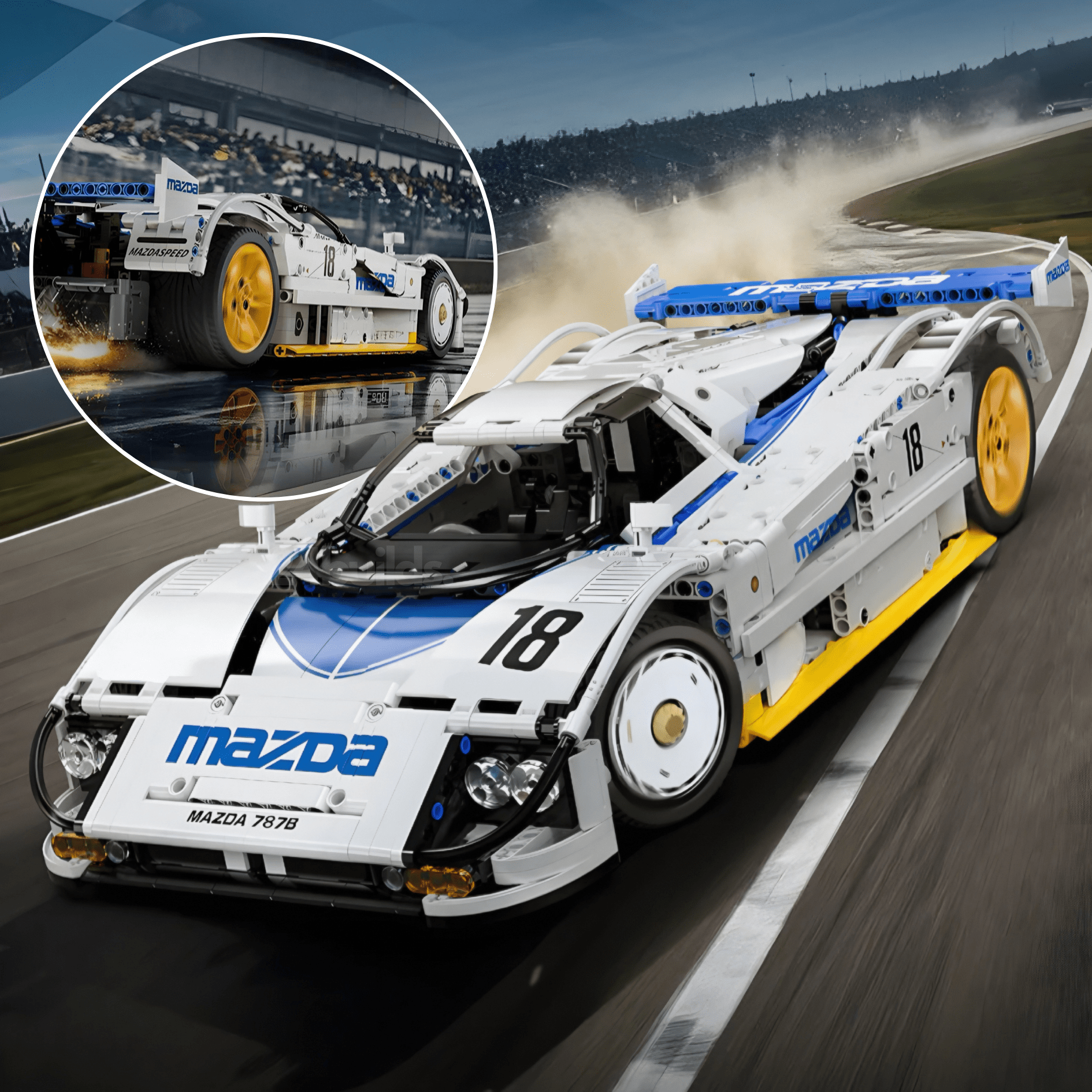 Remote Controlled Mazda 787B | 1796pcs - My Store