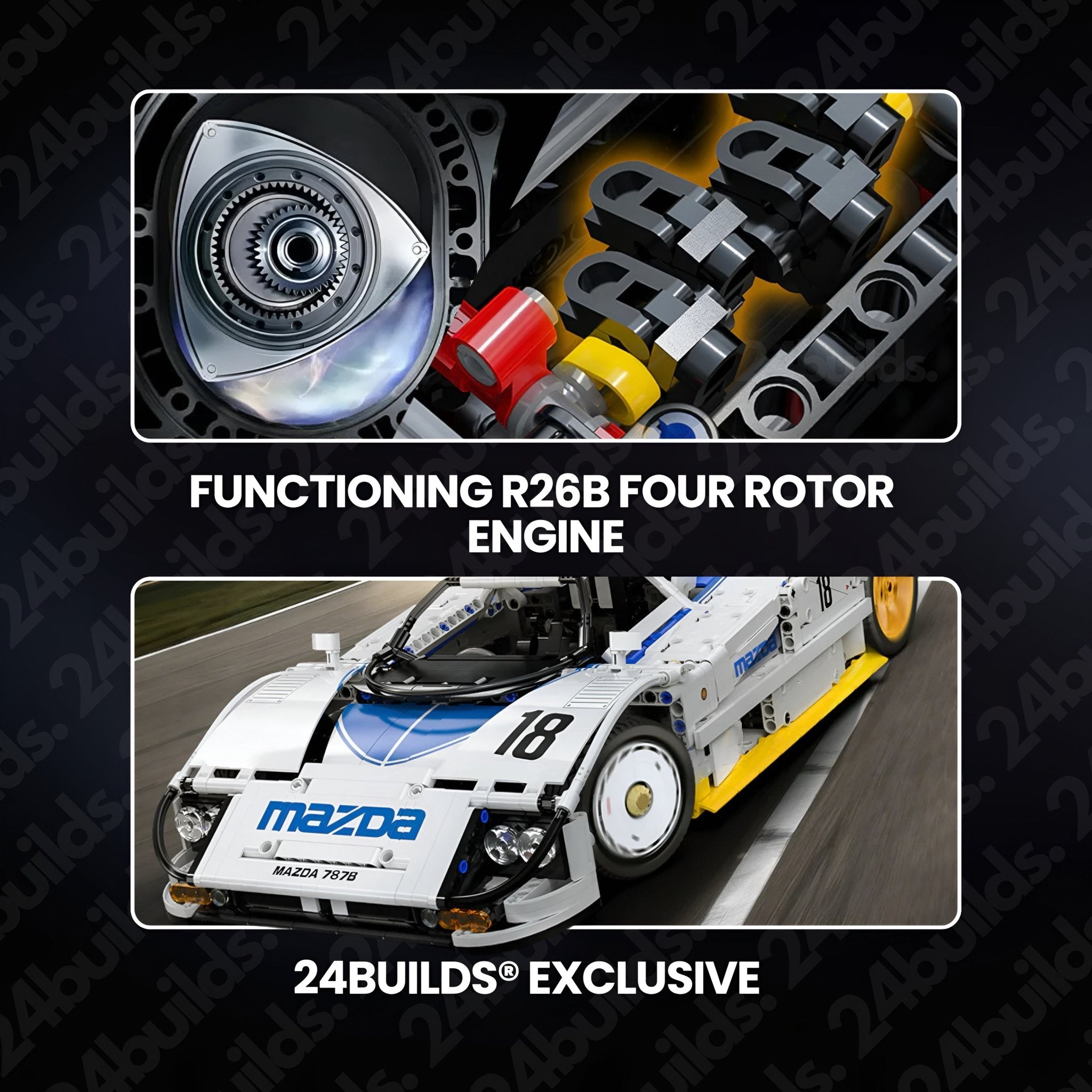 Remote Controlled Mazda 787B | 1796pcs - My Store