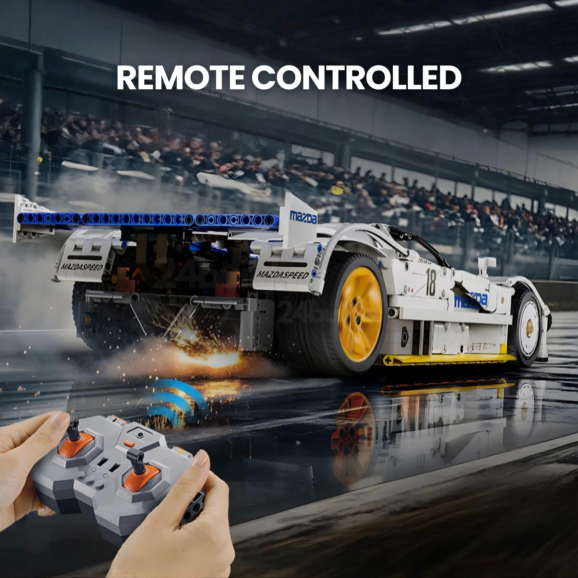 Remote Controlled Mazda 787B | 1796pcs - My Store