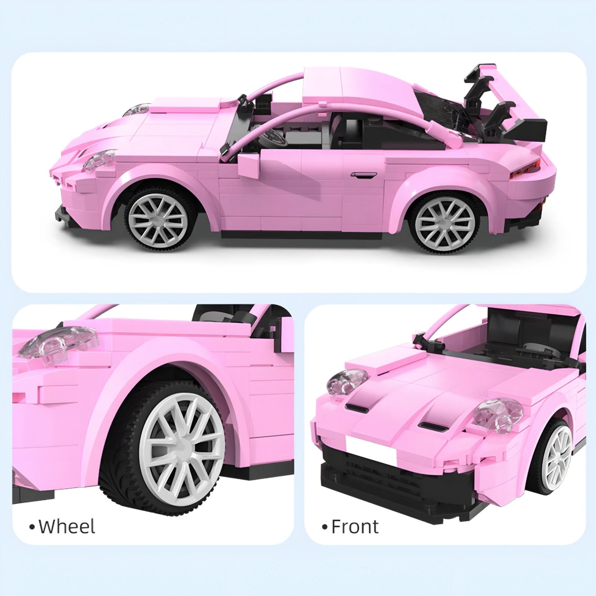 Remote Controlled Pink GT3 RS | 282pcs - My Store