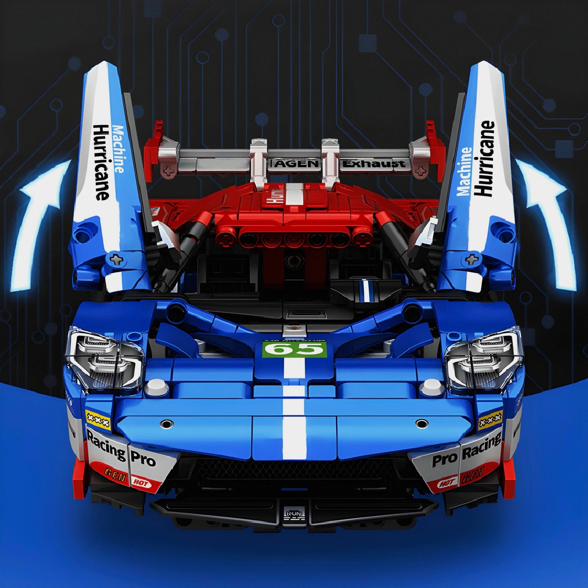 Remote Controlled Race Spec GT Hypercar | 1258pcs - My Store
