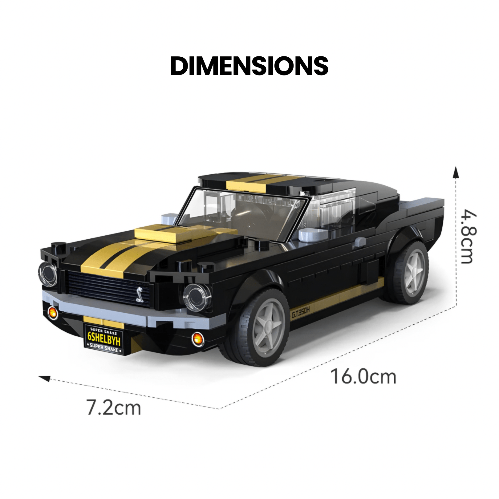 Shelby GT350H | 286pcs - My Store