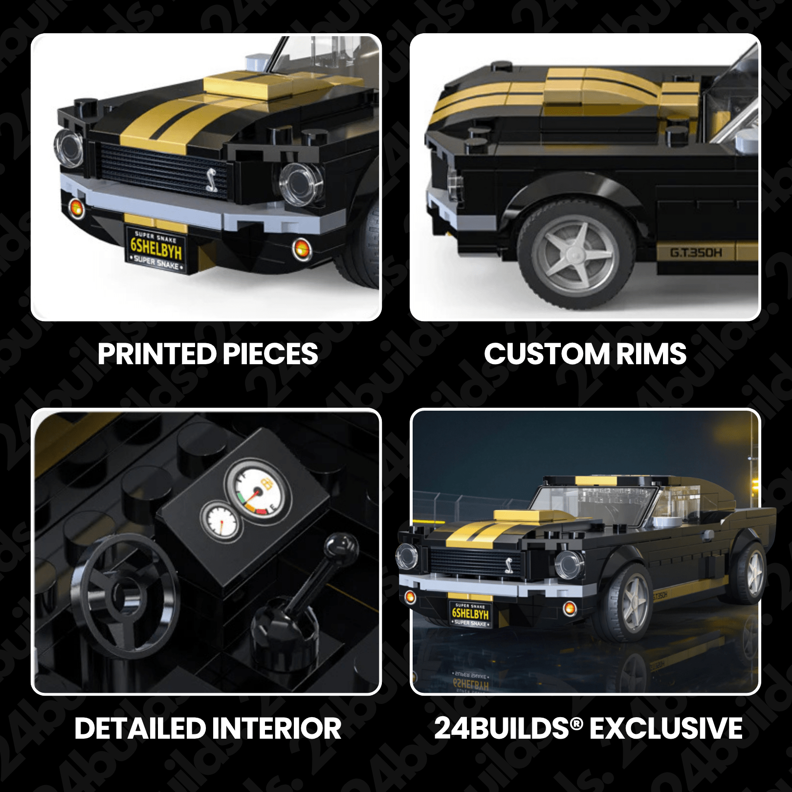 Shelby GT350H | 286pcs - My Store