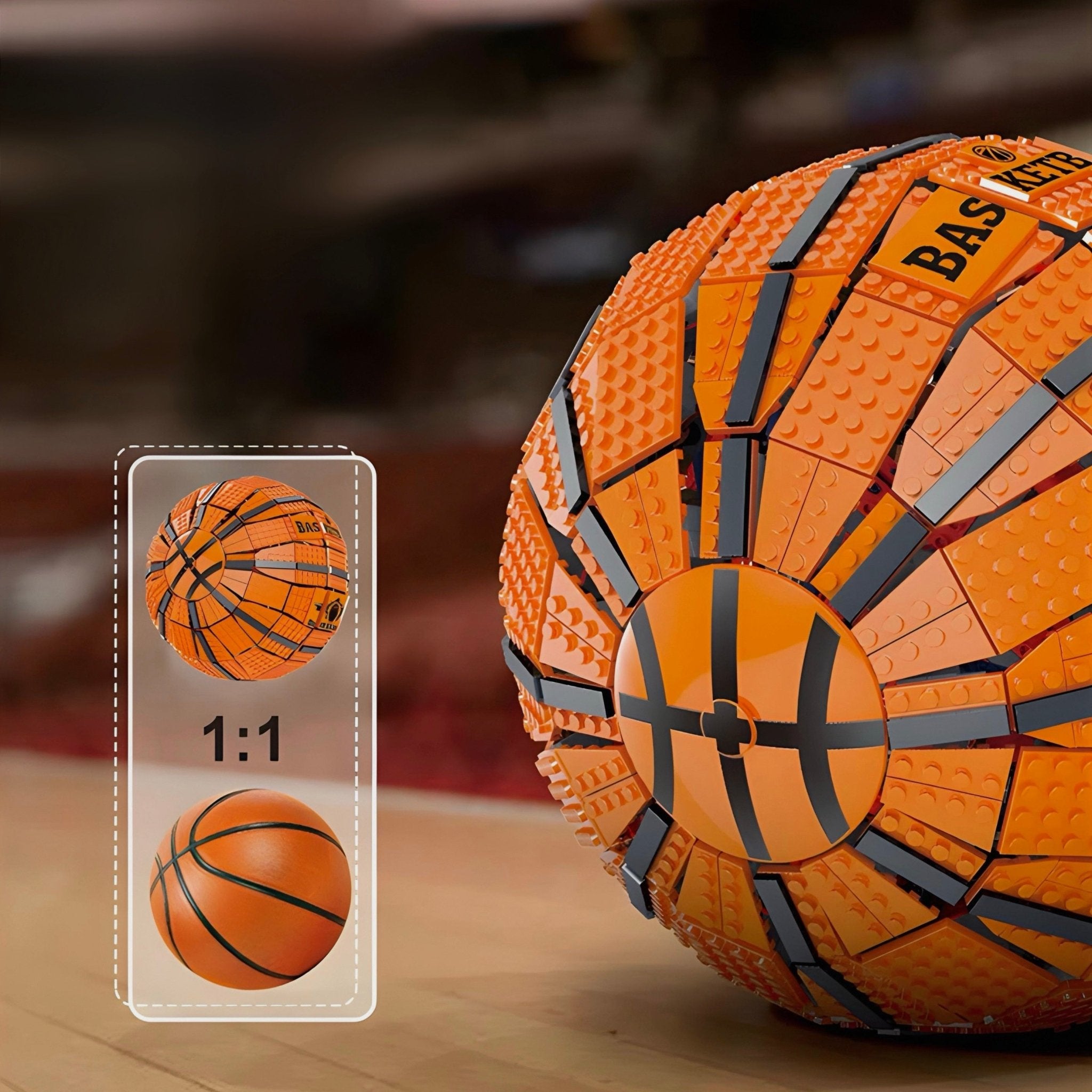 1:1 Scale Basketball | 2220pcs - My Store