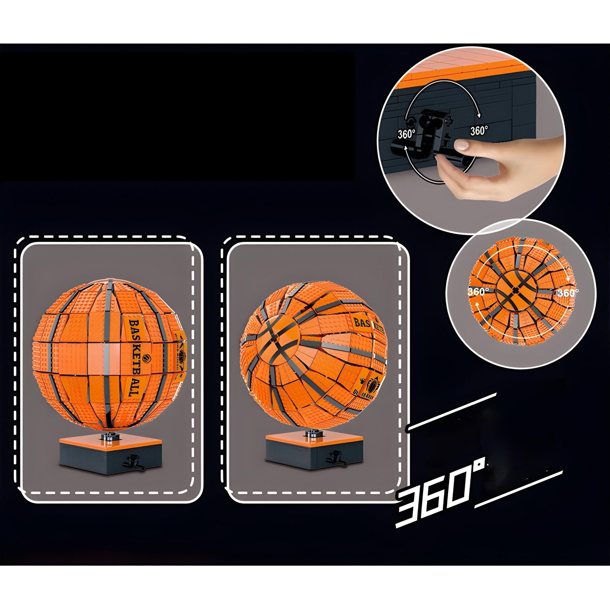 1:1 Scale Basketball | 2220pcs - My Store