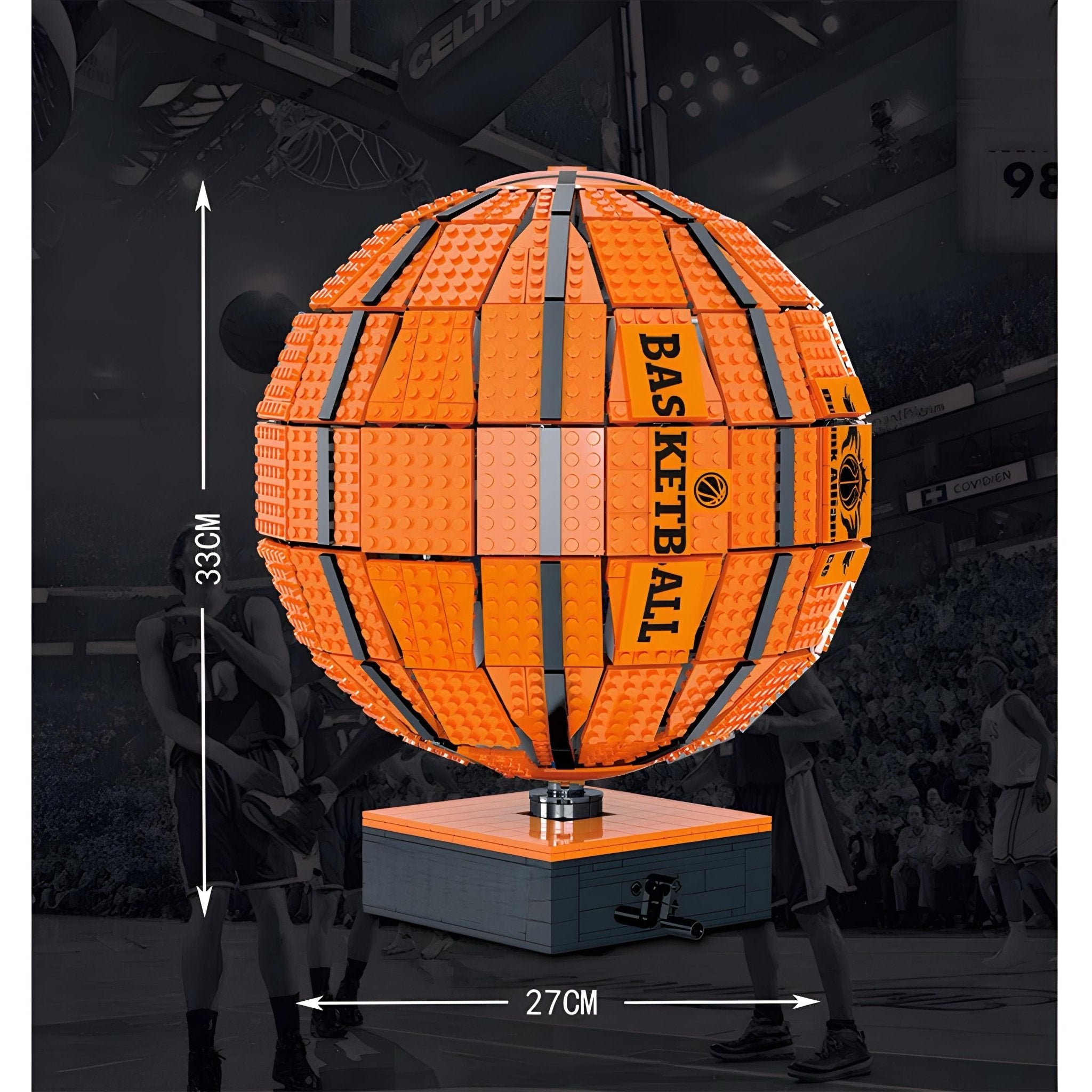 1:1 Scale Basketball | 2220pcs - My Store