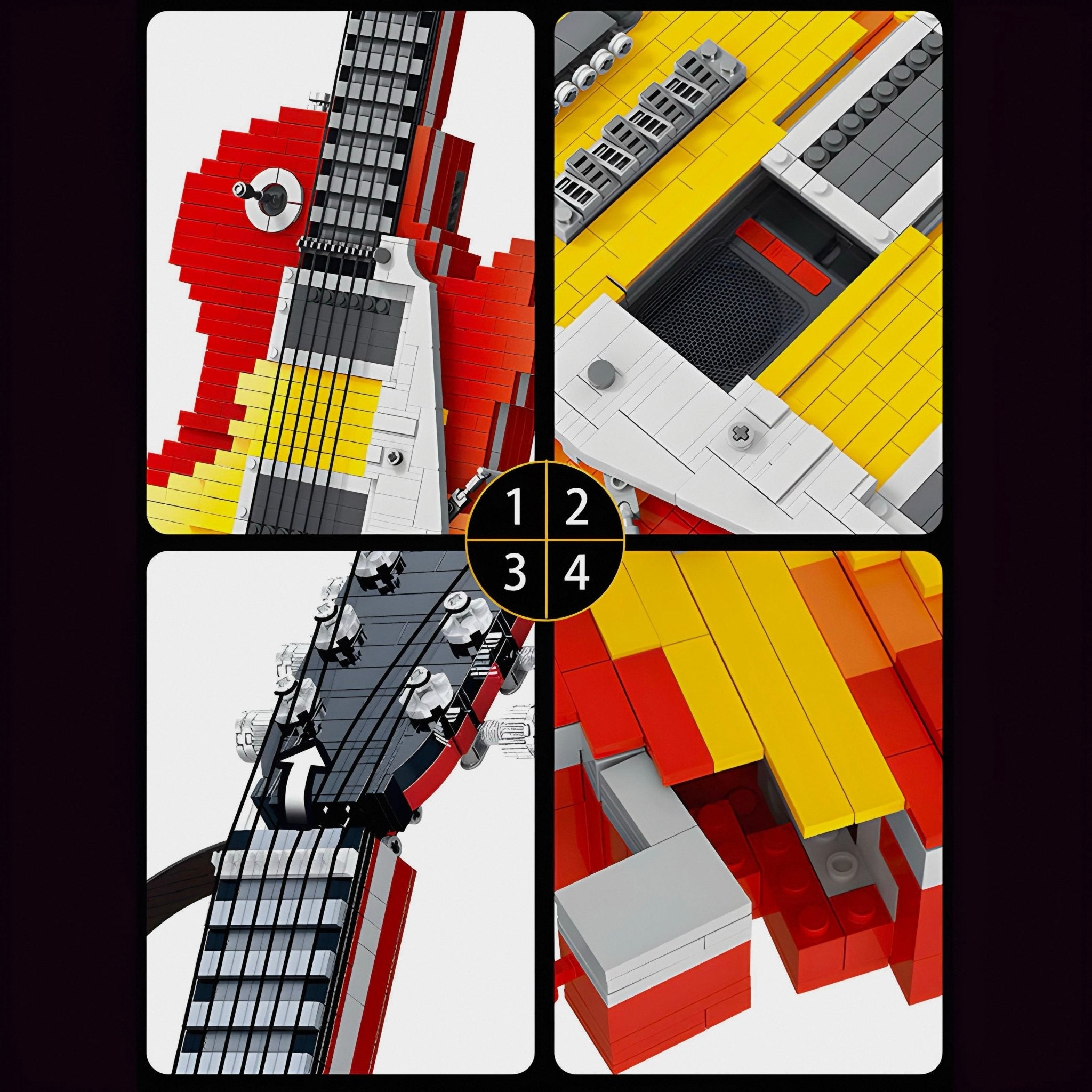 1:1 Scale Electric Guitar | 2502pcs - My Store