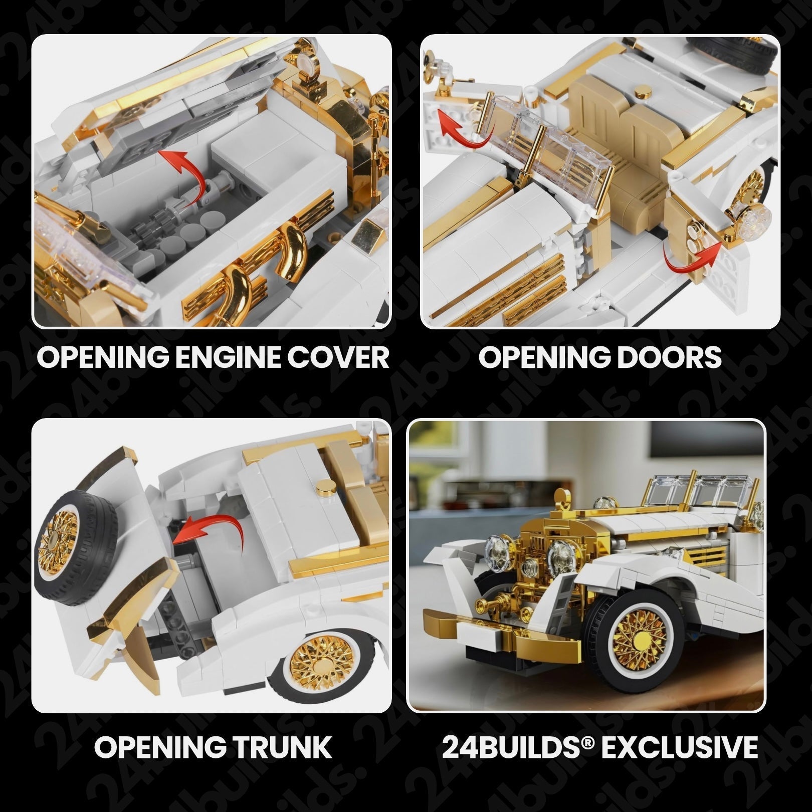 1920s British Luxury Coupe | 954pcs - My Store