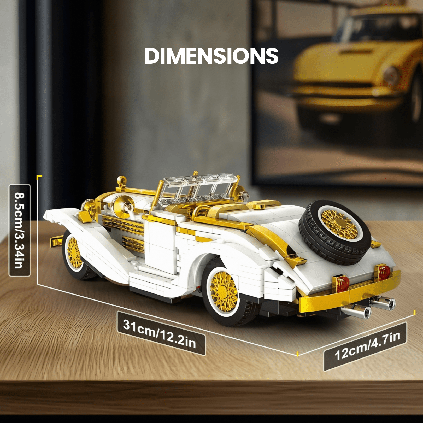 1920s British Luxury Coupe | 954pcs - My Store