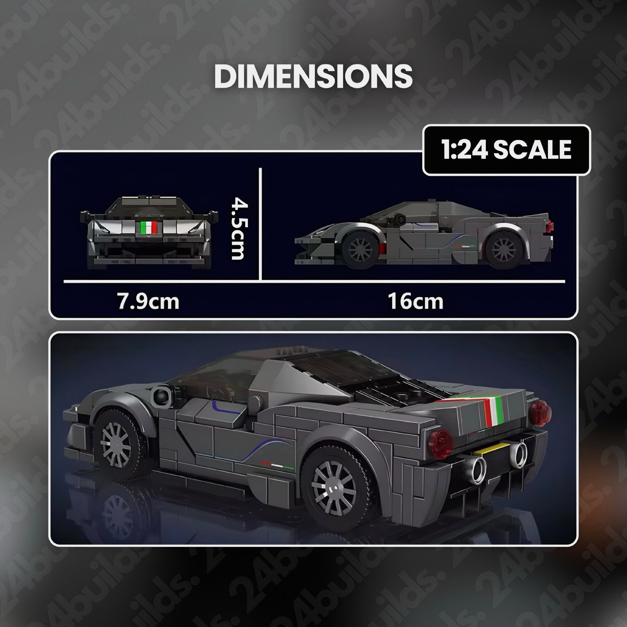 24builds® 488 Pista | 360pcs - My Store