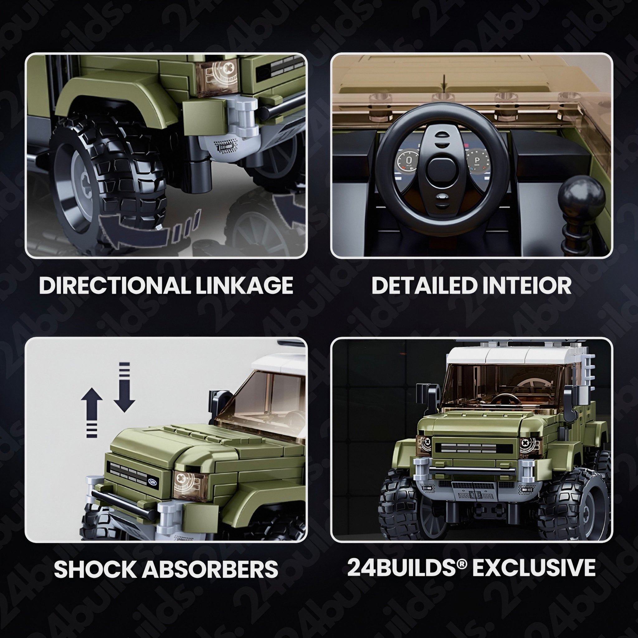 24builds® Defender 4x4 | 322pcs - My Store