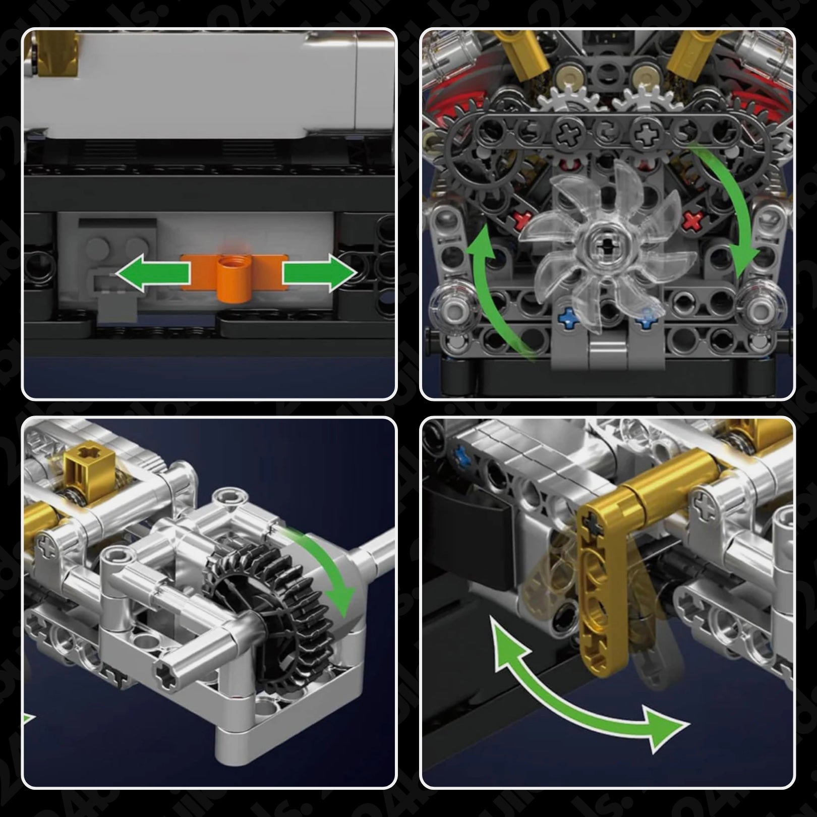 6.5L Naturally Aspirated V12 British Engine | 976pcs - My Store