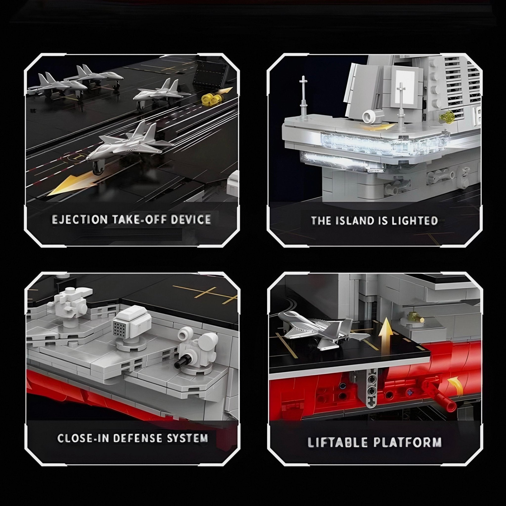 Aircraft Carrier 1:250 | 7018pcs - My Store