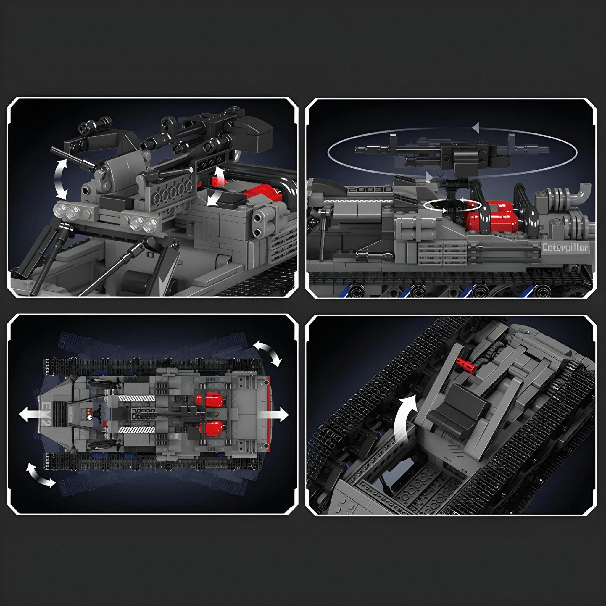 All Terrain Military Tank EV2 | 1047pcs - My Store