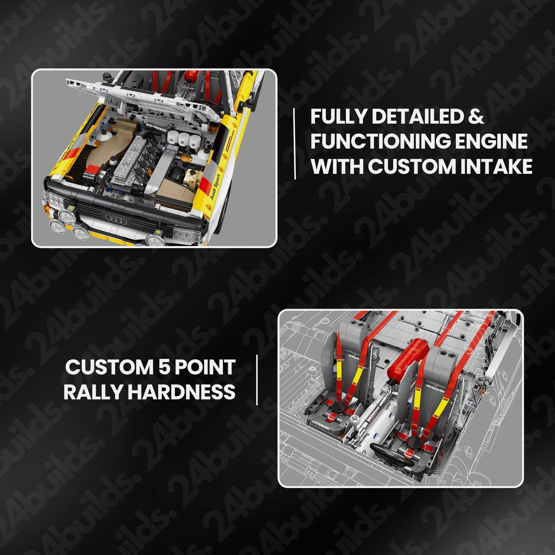 Audi Rally Quattro Group B 1984 | 3886pcs - My Store