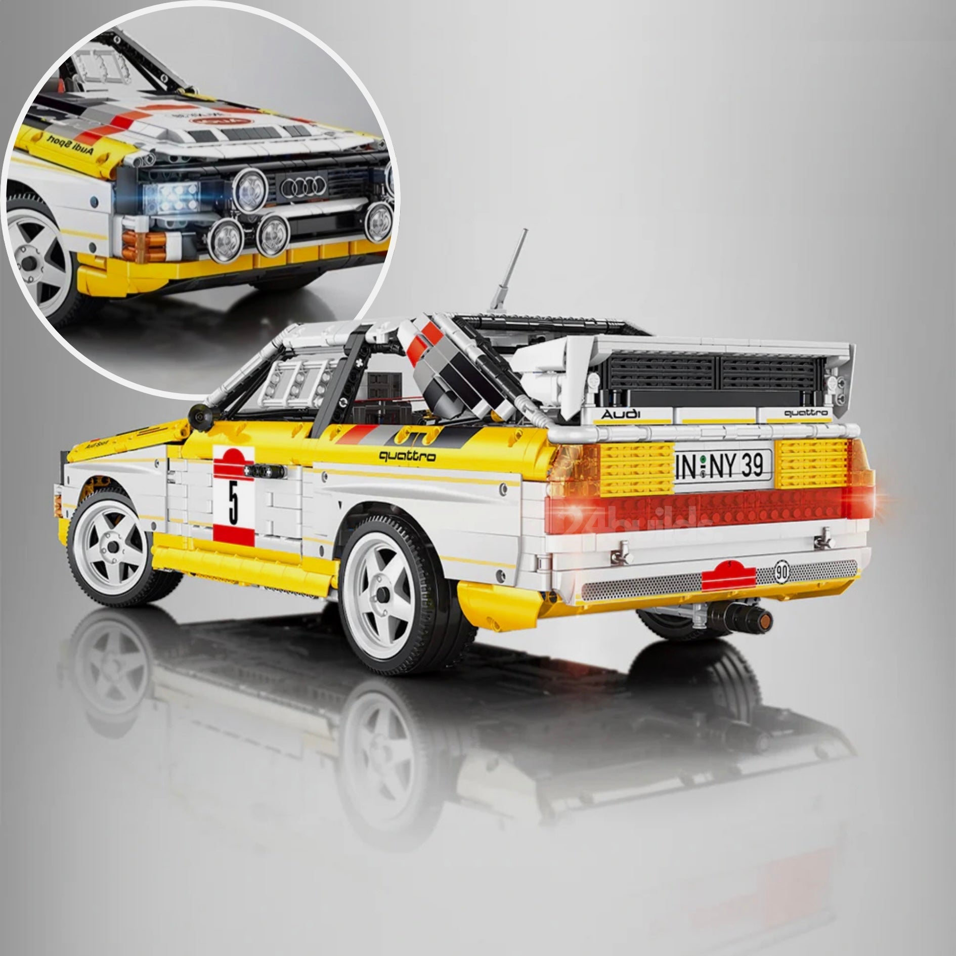 Audi Rally Quattro Group B 1984 | 3886pcs - My Store