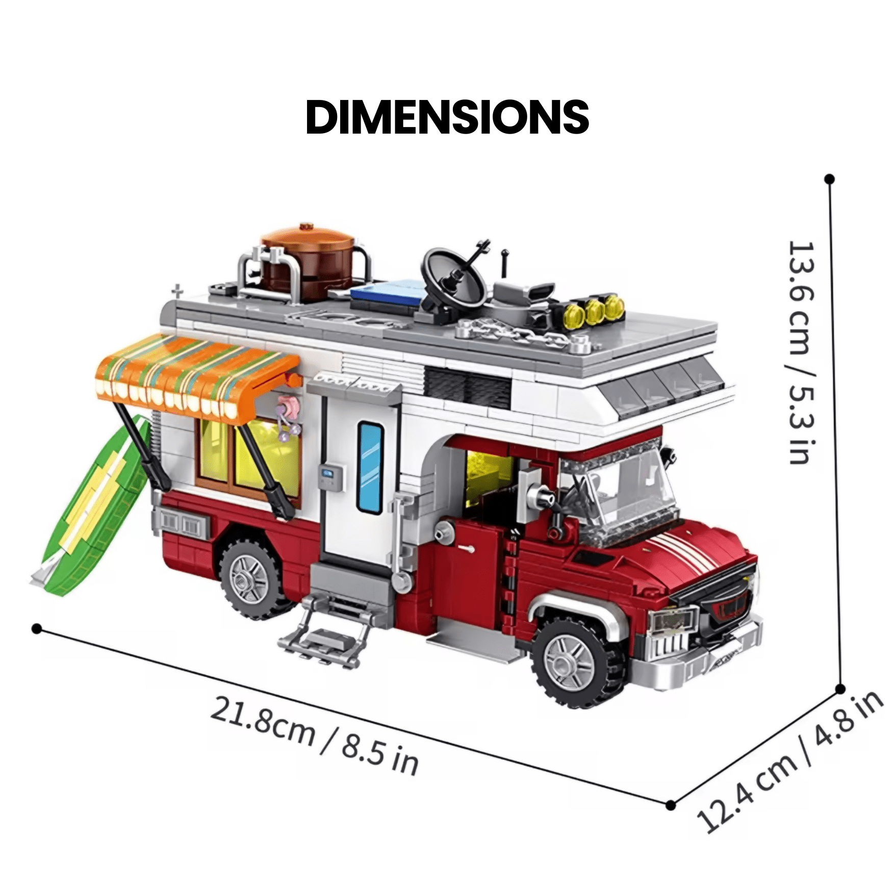 Beach Camper Van | 928pcs - My Store