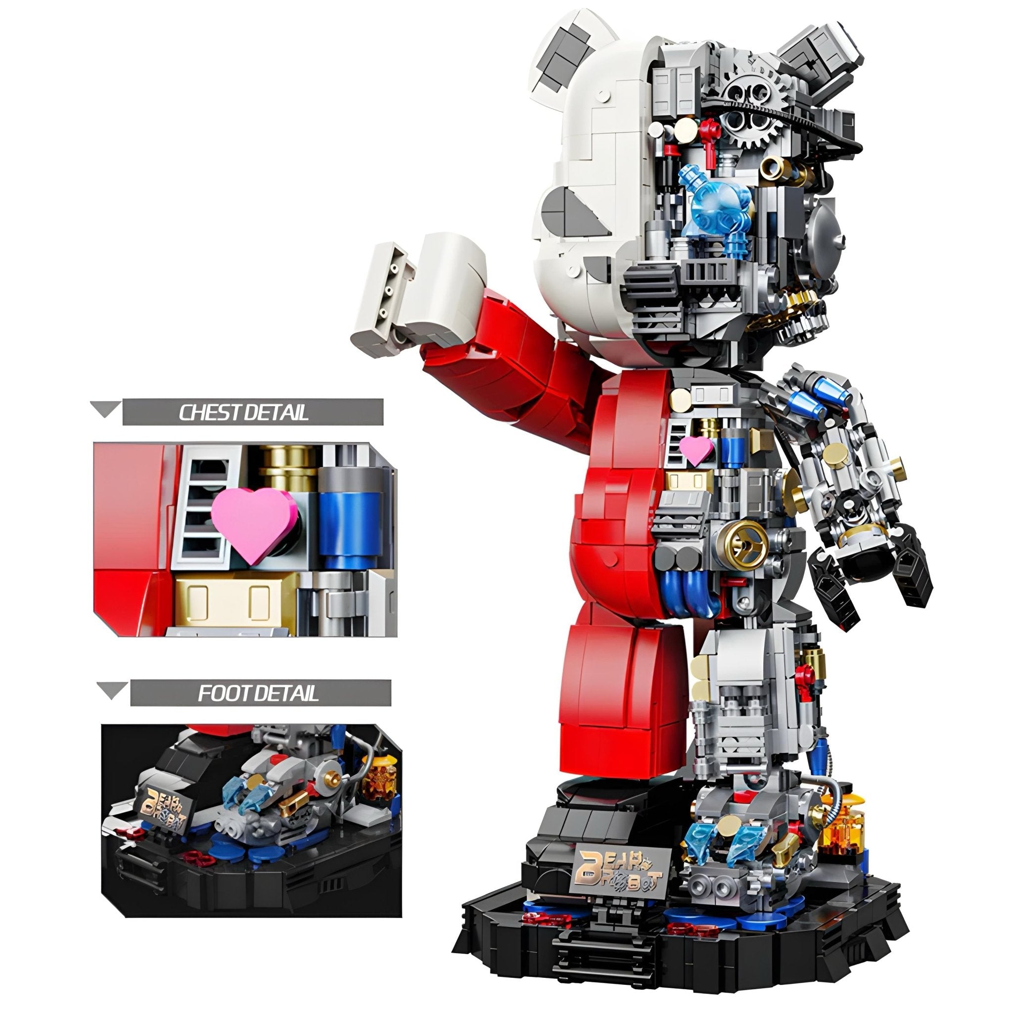 Bearblock Angrypanda 400% | 1402pcs - My Store