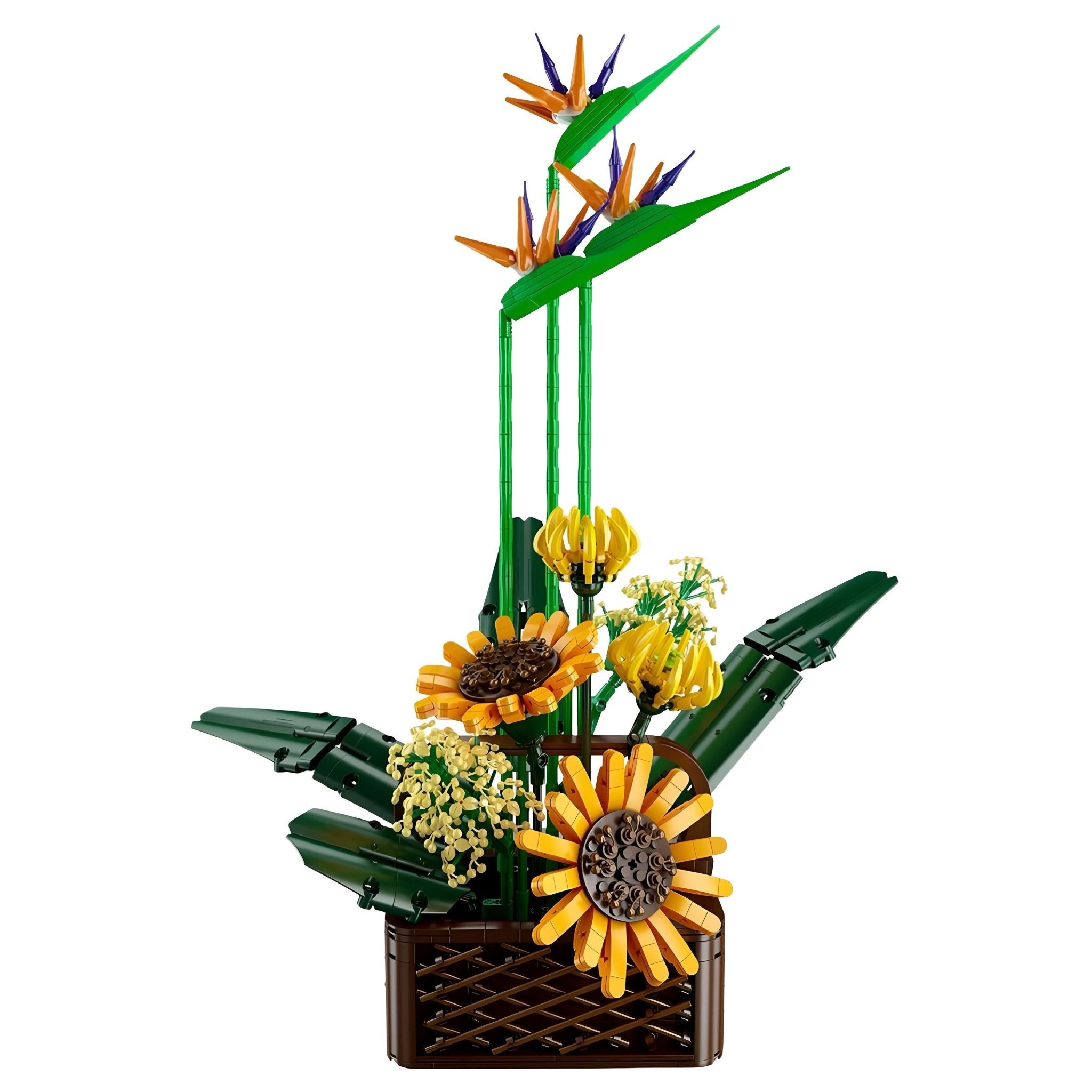 Bird Of Paradise & Sunflowers | 1612pcs - My Store