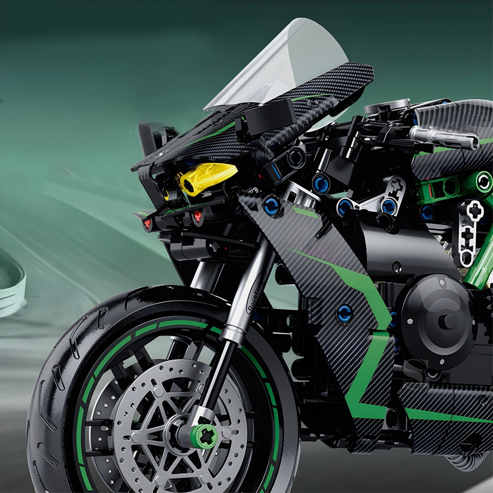 Carbon Fiber Japanese Motorbike | 512pcs - My Store
