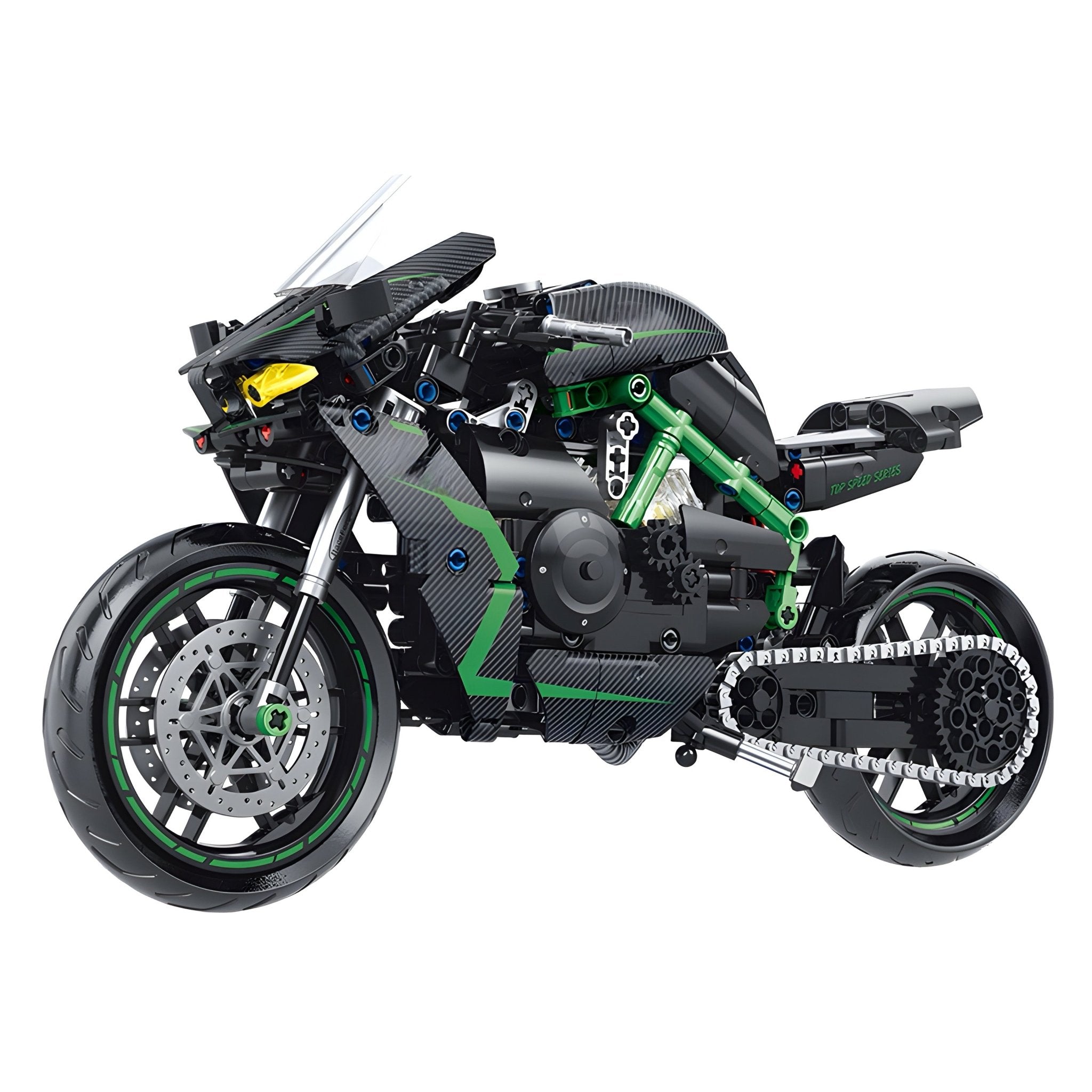 Carbon Fiber Japanese Motorbike | 512pcs - My Store