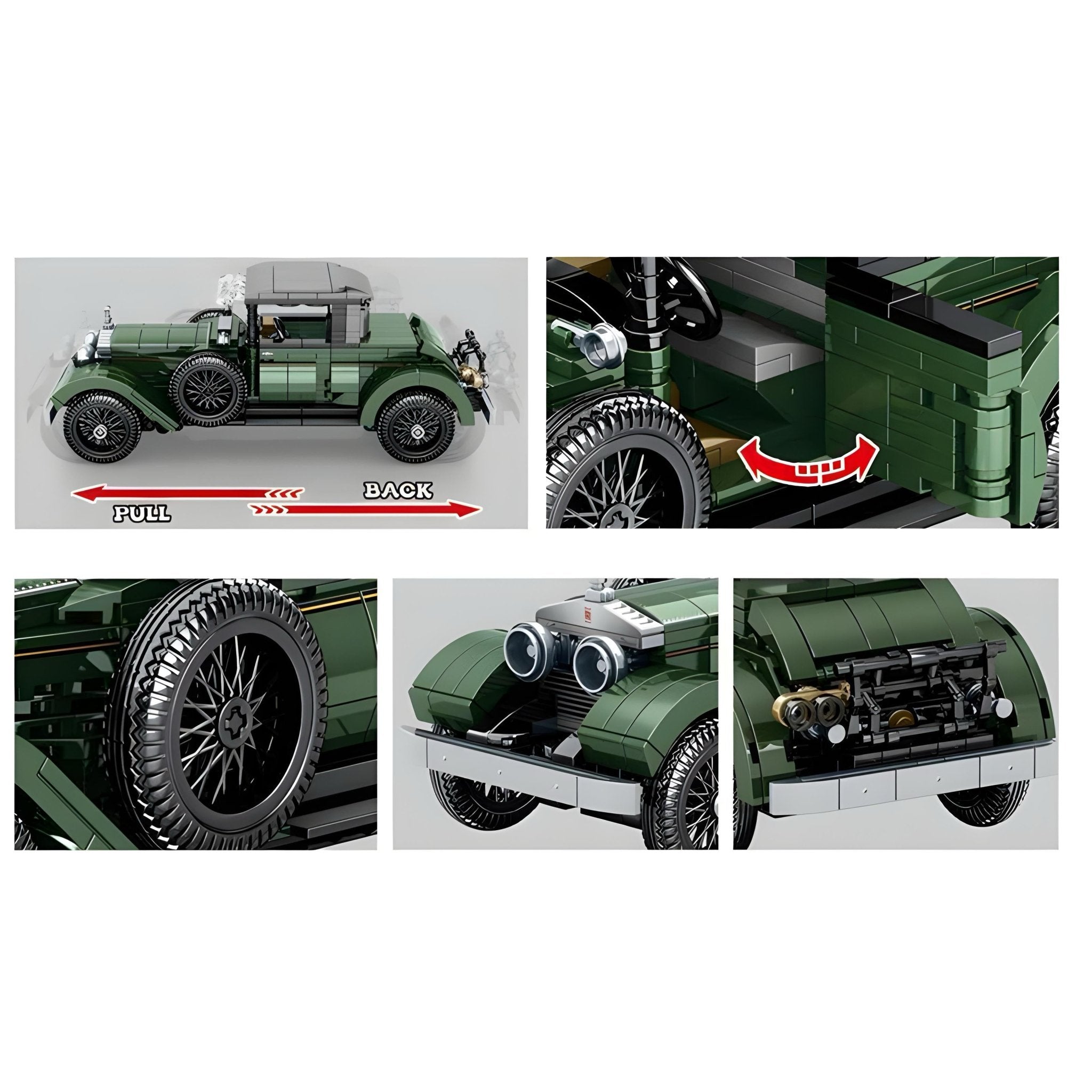 Classic British Luxury Car | 856pcs - My Store