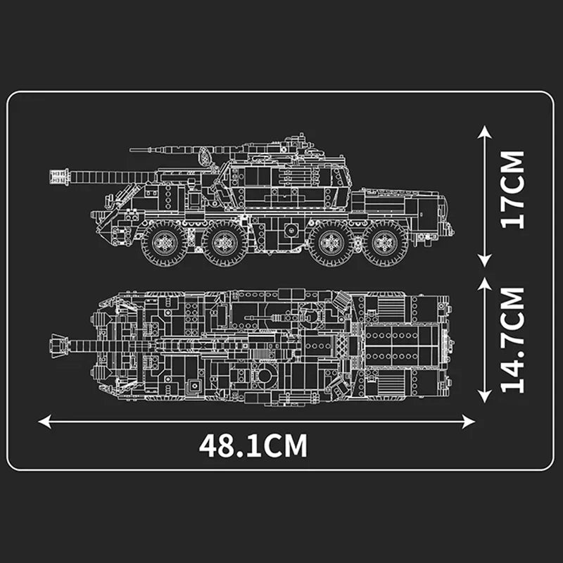 Dana Self - Propelled Artillery Tank | 1922pcs - My Store