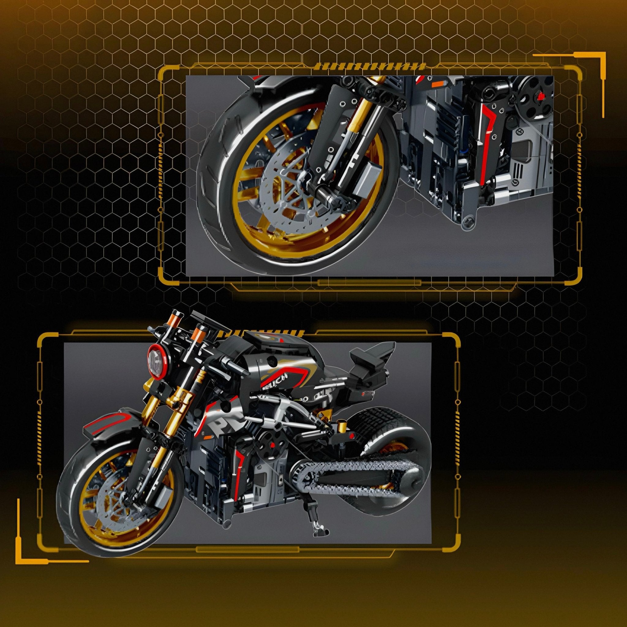 Devil Carbon Sports Bike | 771pcs - My Store