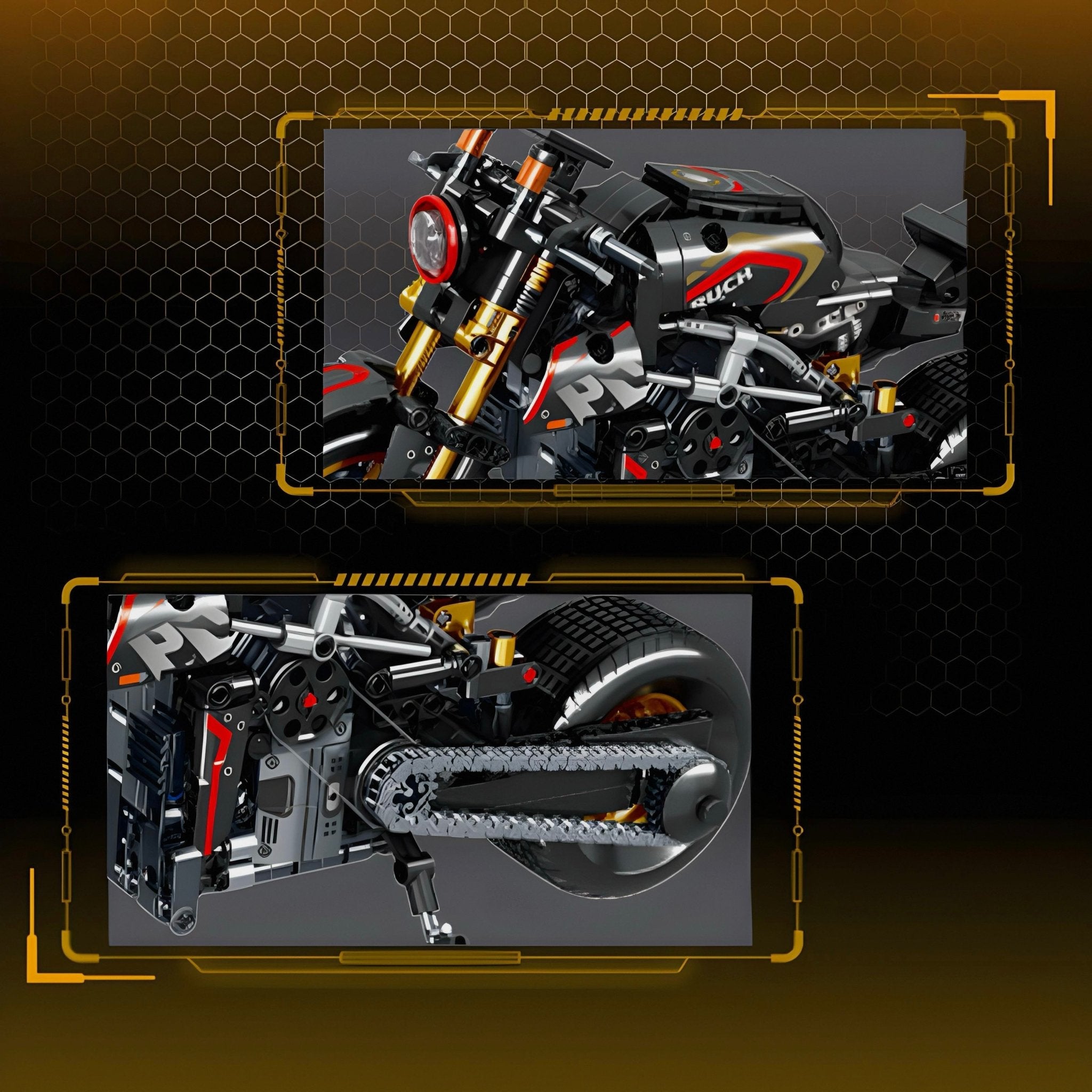 Devil Carbon Sports Bike | 771pcs - My Store