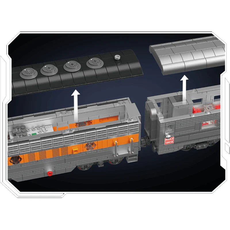 EMD F7 Locomotive | 1540pcs - My Store