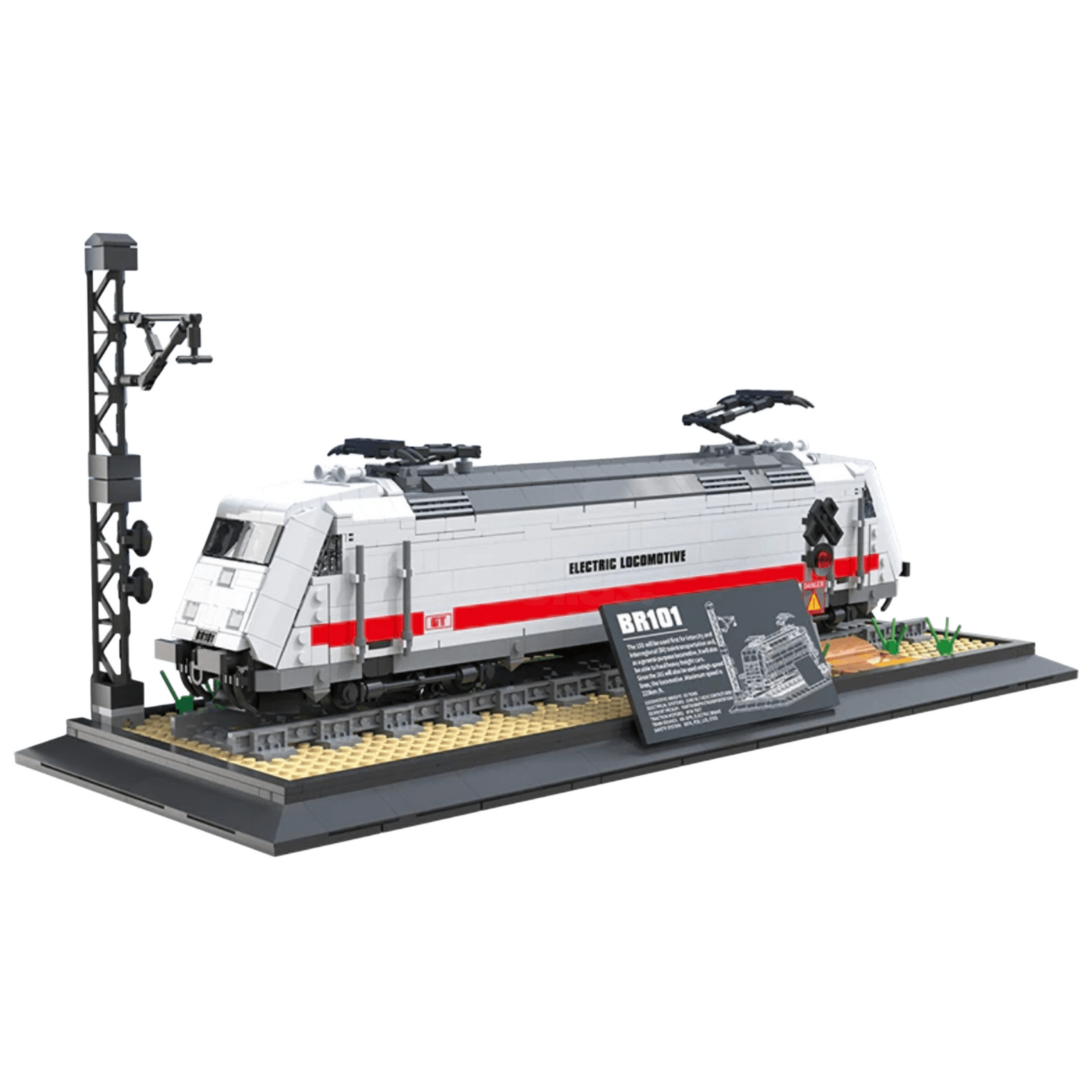 German Express Locomotive BR101 | 1928pcs - My Store