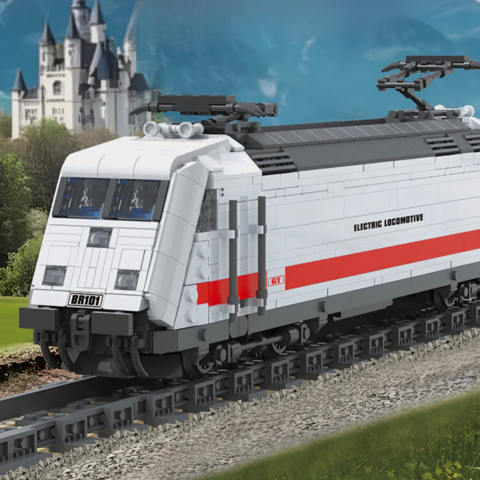 German Express Locomotive BR101 | 1928pcs - My Store