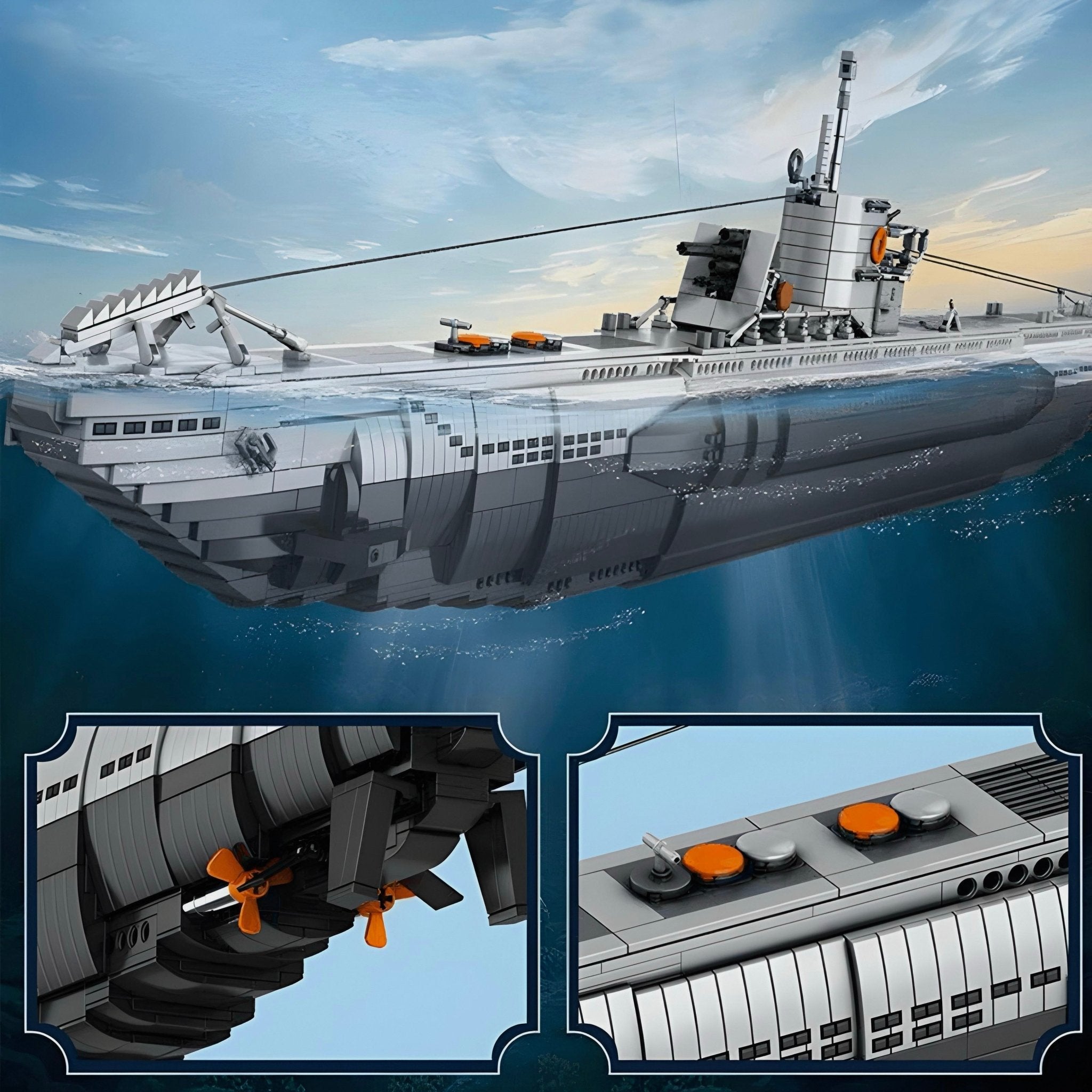 German U - Boat | 3988pcs - My Store