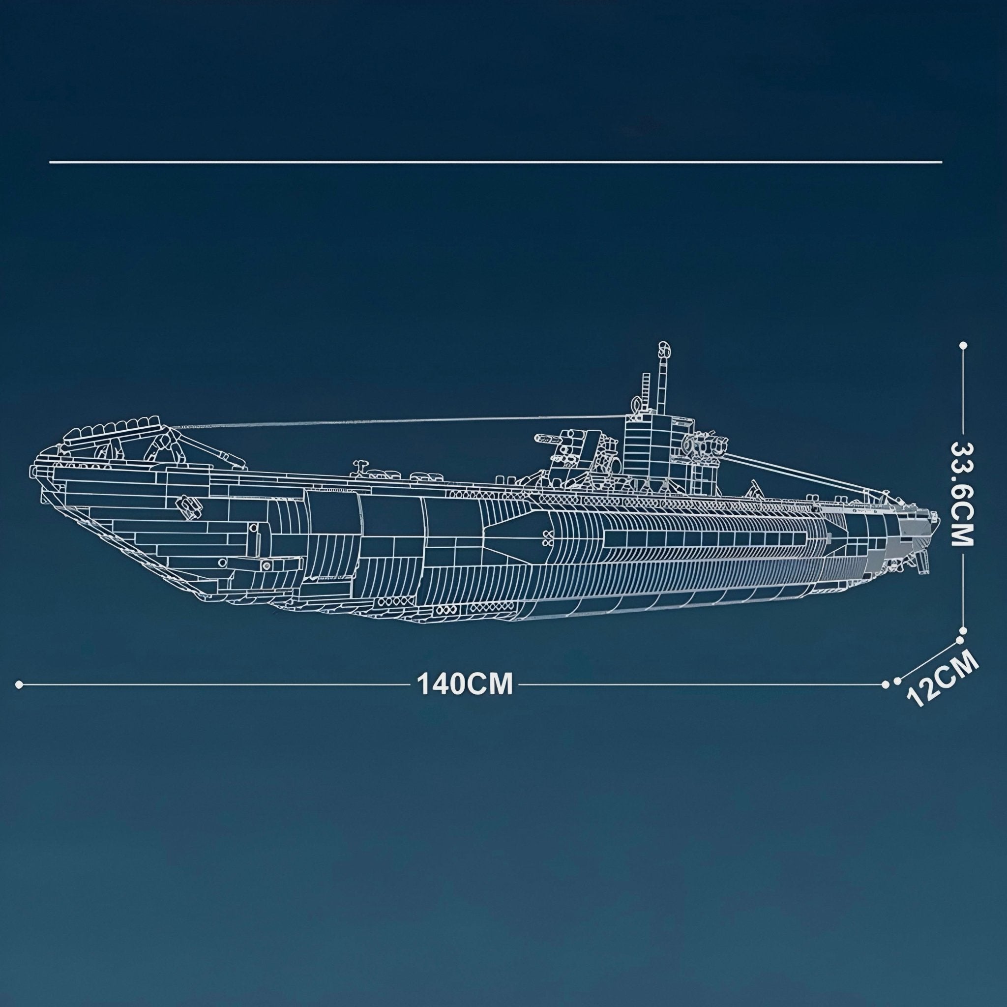 German U - Boat | 3988pcs - My Store