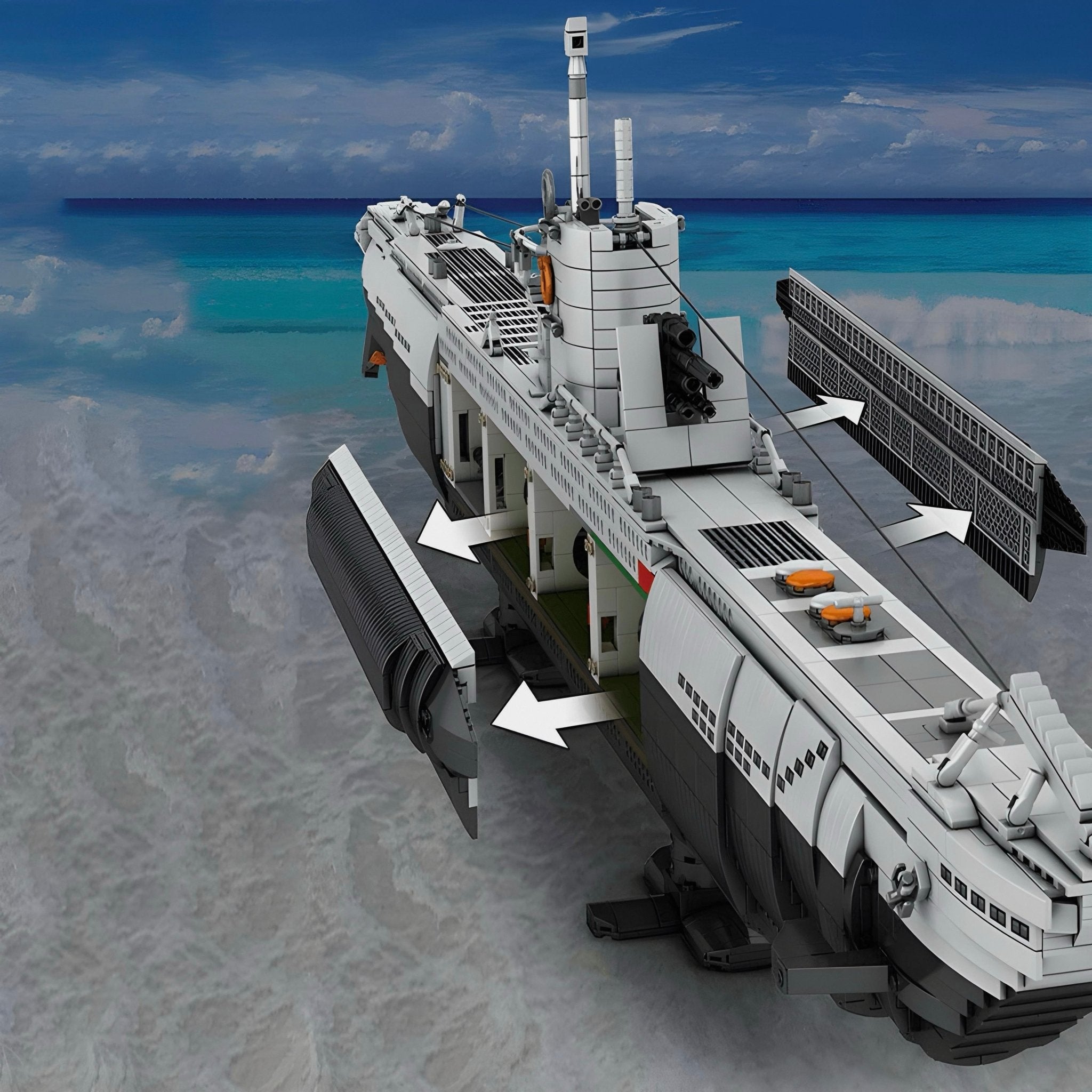 German U - Boat | 3988pcs - My Store