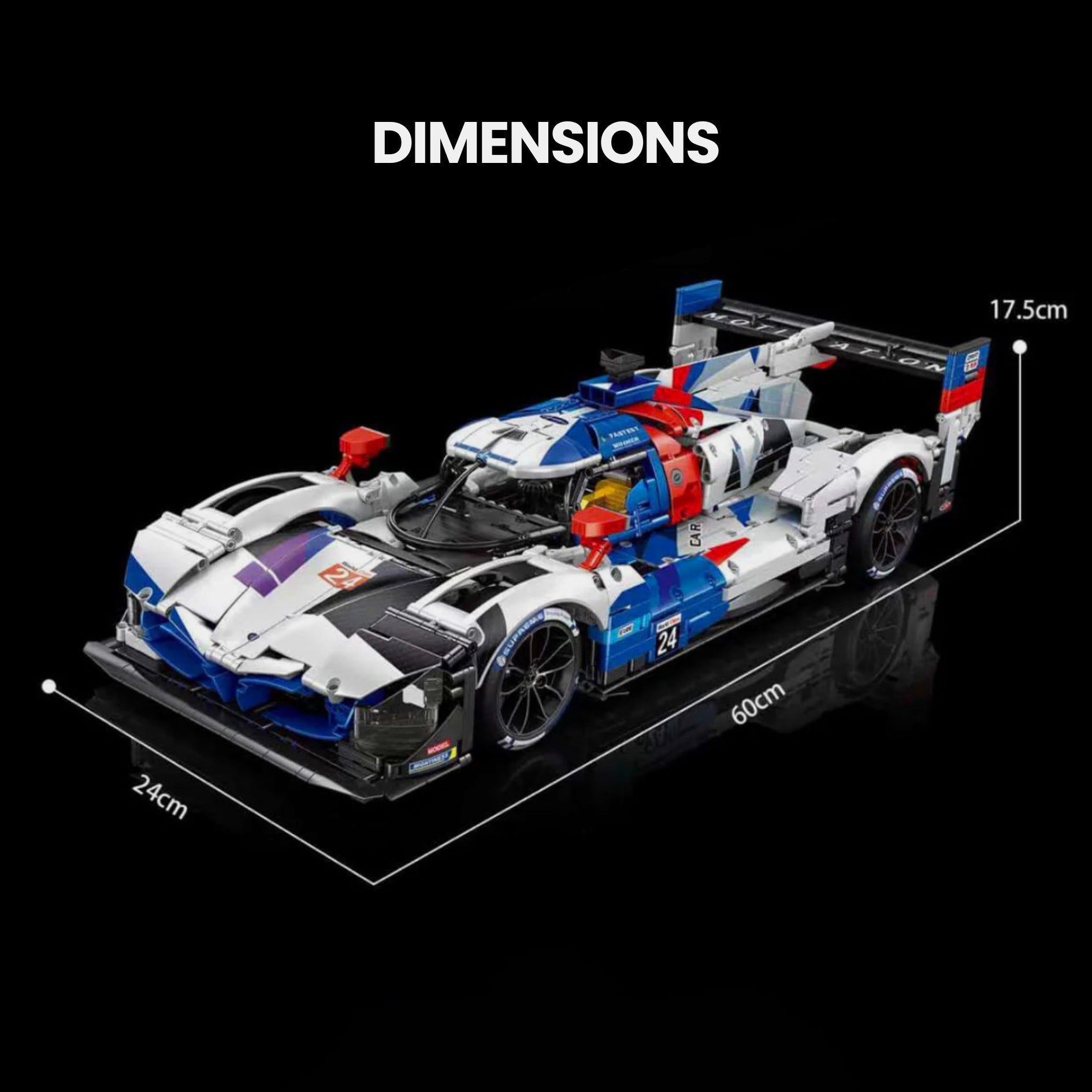 German V8 Hybrid Endurance Prototype | 3508pcs - My Store