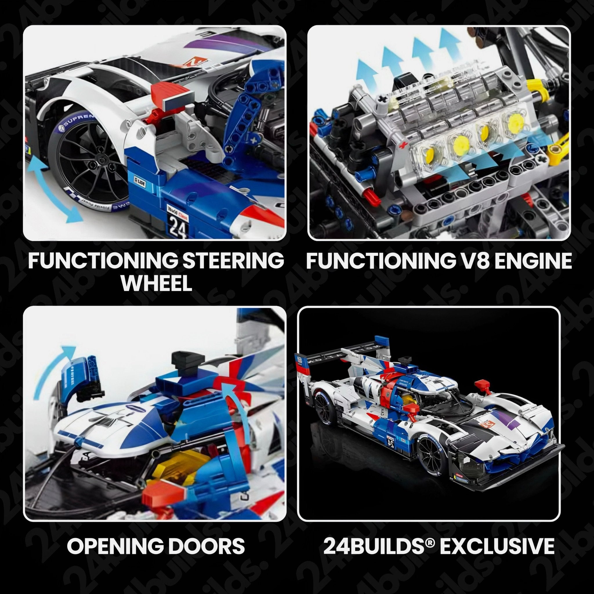 German V8 Hybrid Endurance Prototype | 3508pcs - My Store