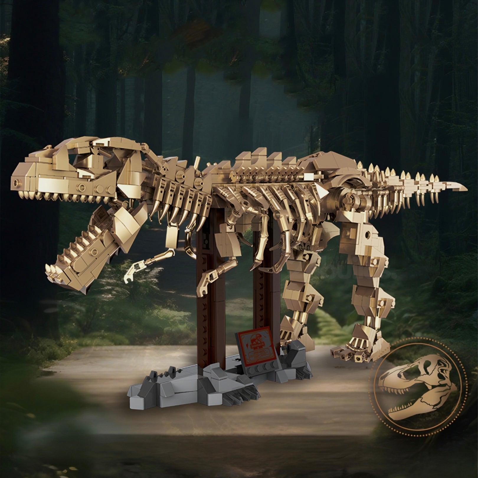Gold Edition T - Rex | 864pcs - My Store