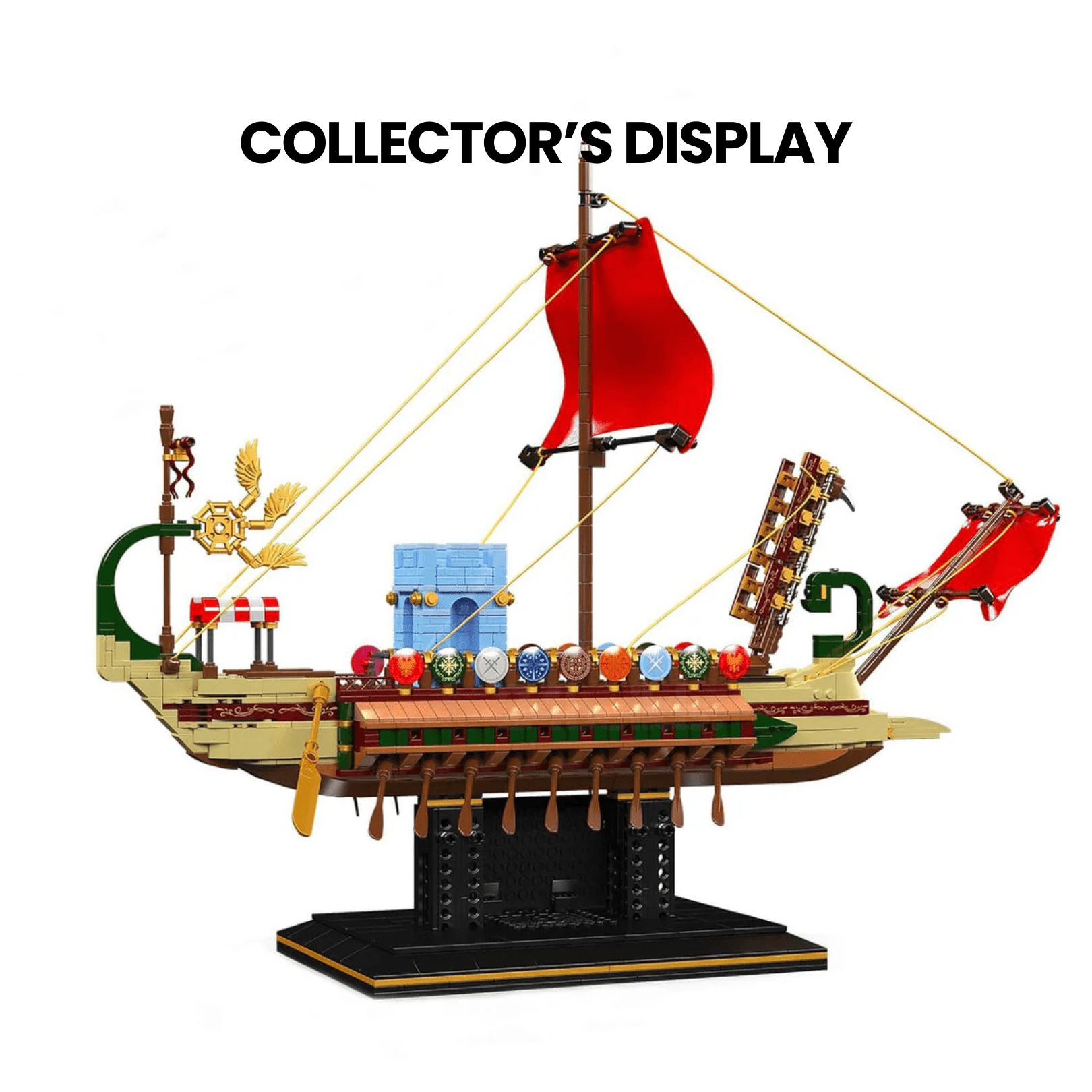 Golden Age Pirate Warship | 1466pcs - My Store