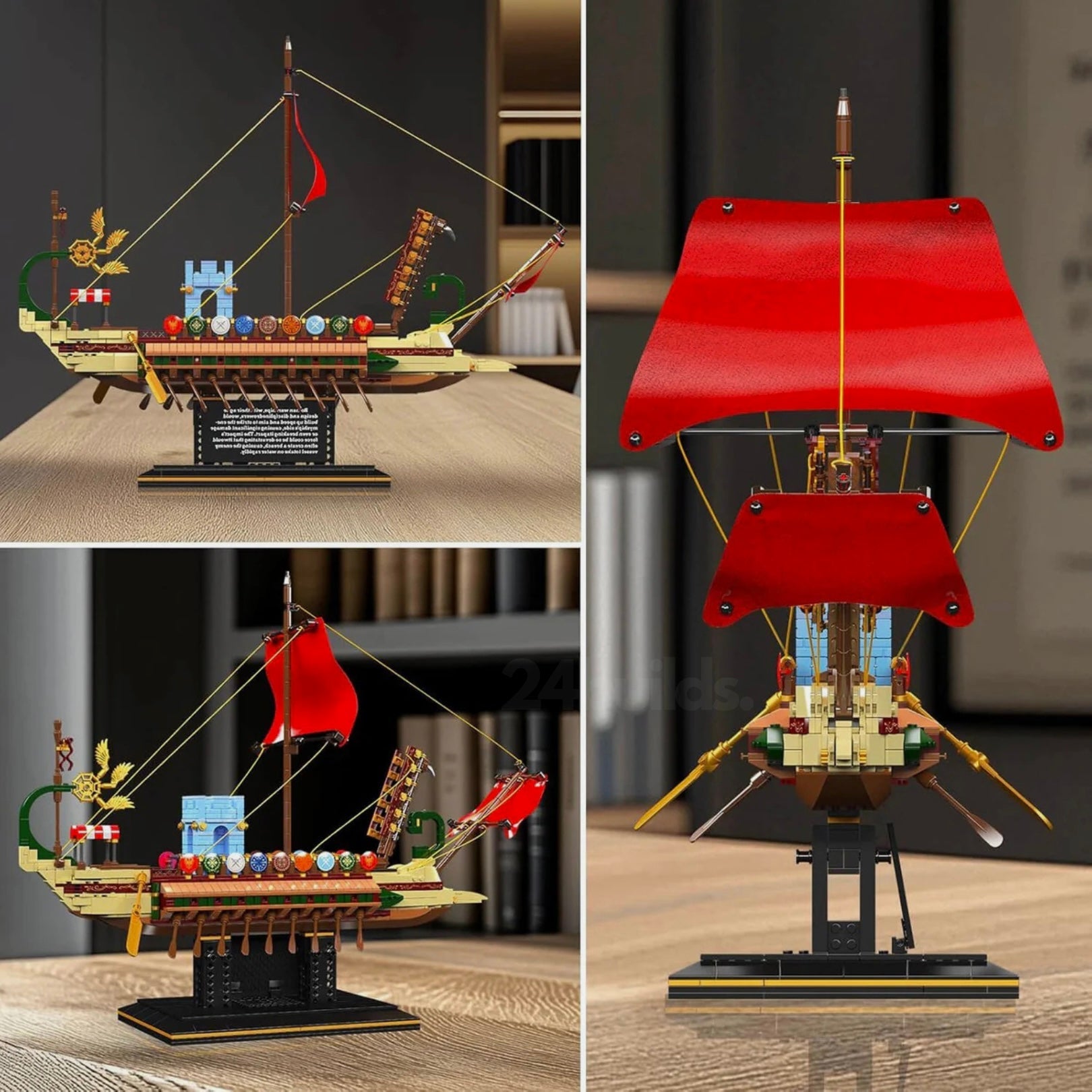 Golden Age Pirate Warship | 1466pcs - My Store