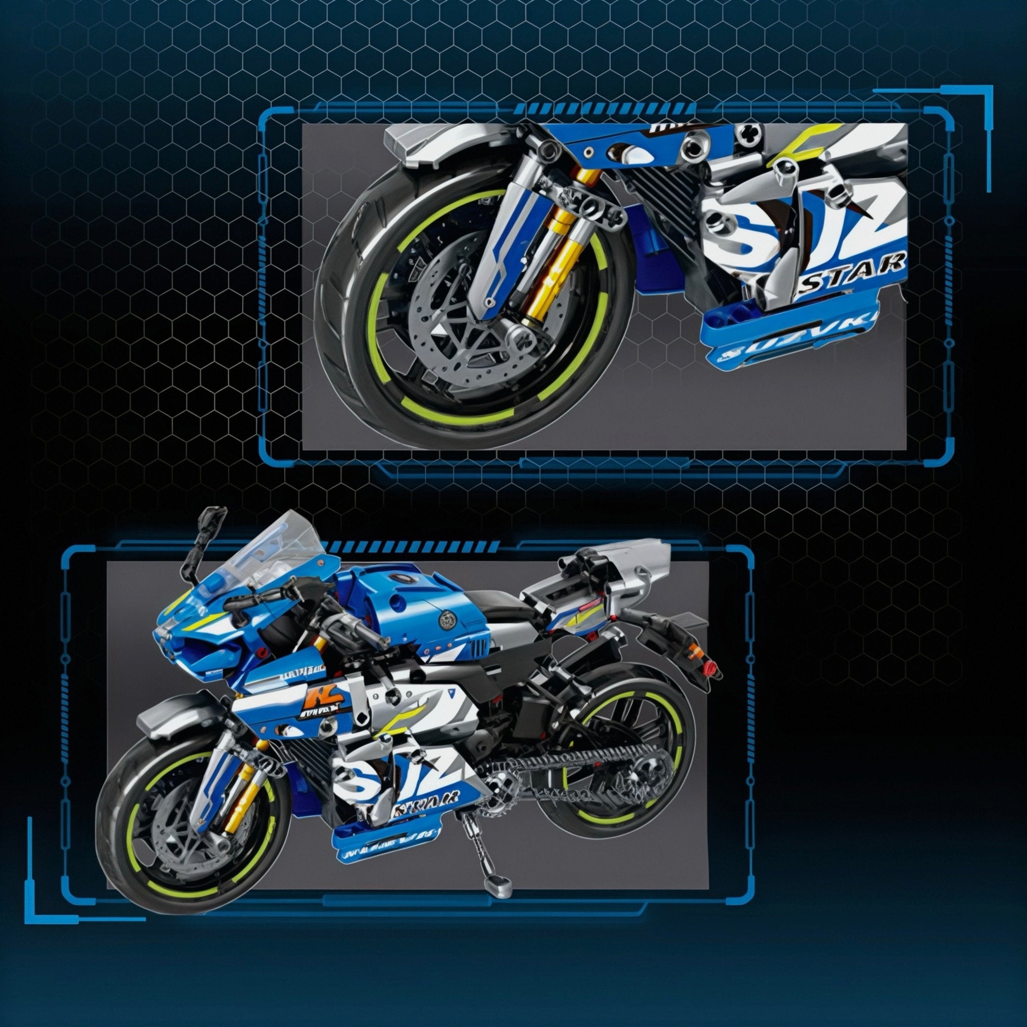 GSX - R600 Racing Icon | 822pcs - My Store