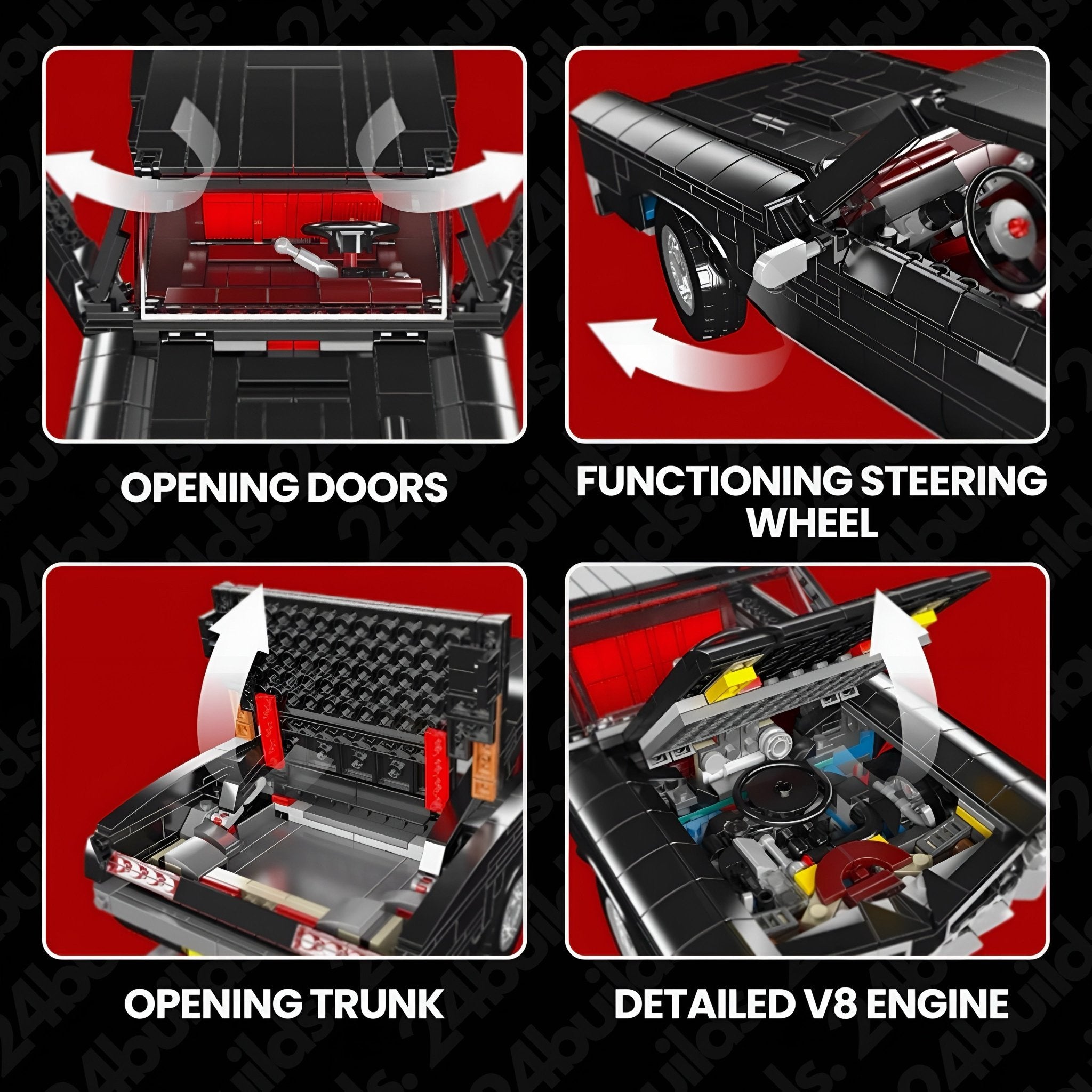 GTO American Muscle Car | 1564pcs - My Store