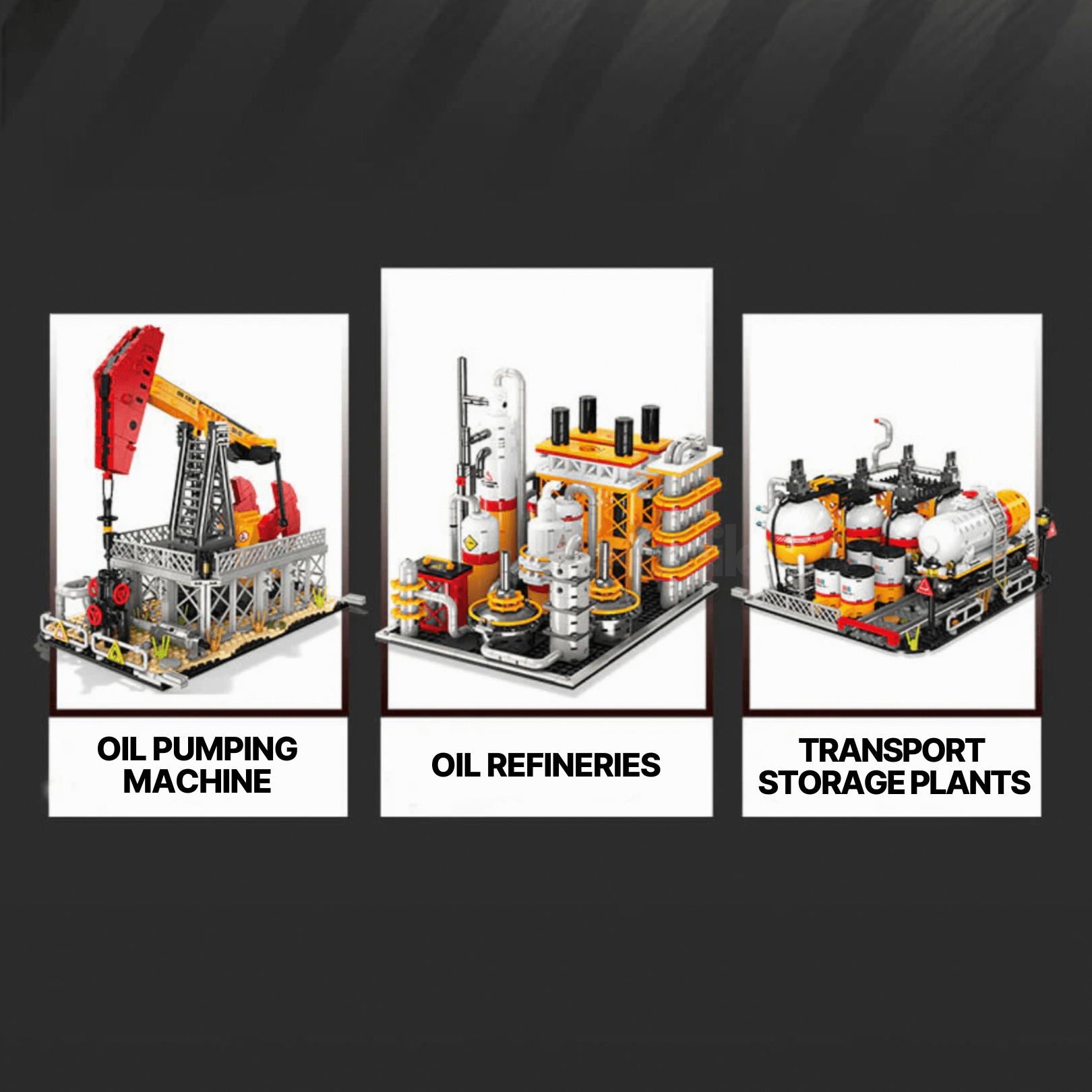Industrial Oil Refinery Complex | 2142pcs - My Store